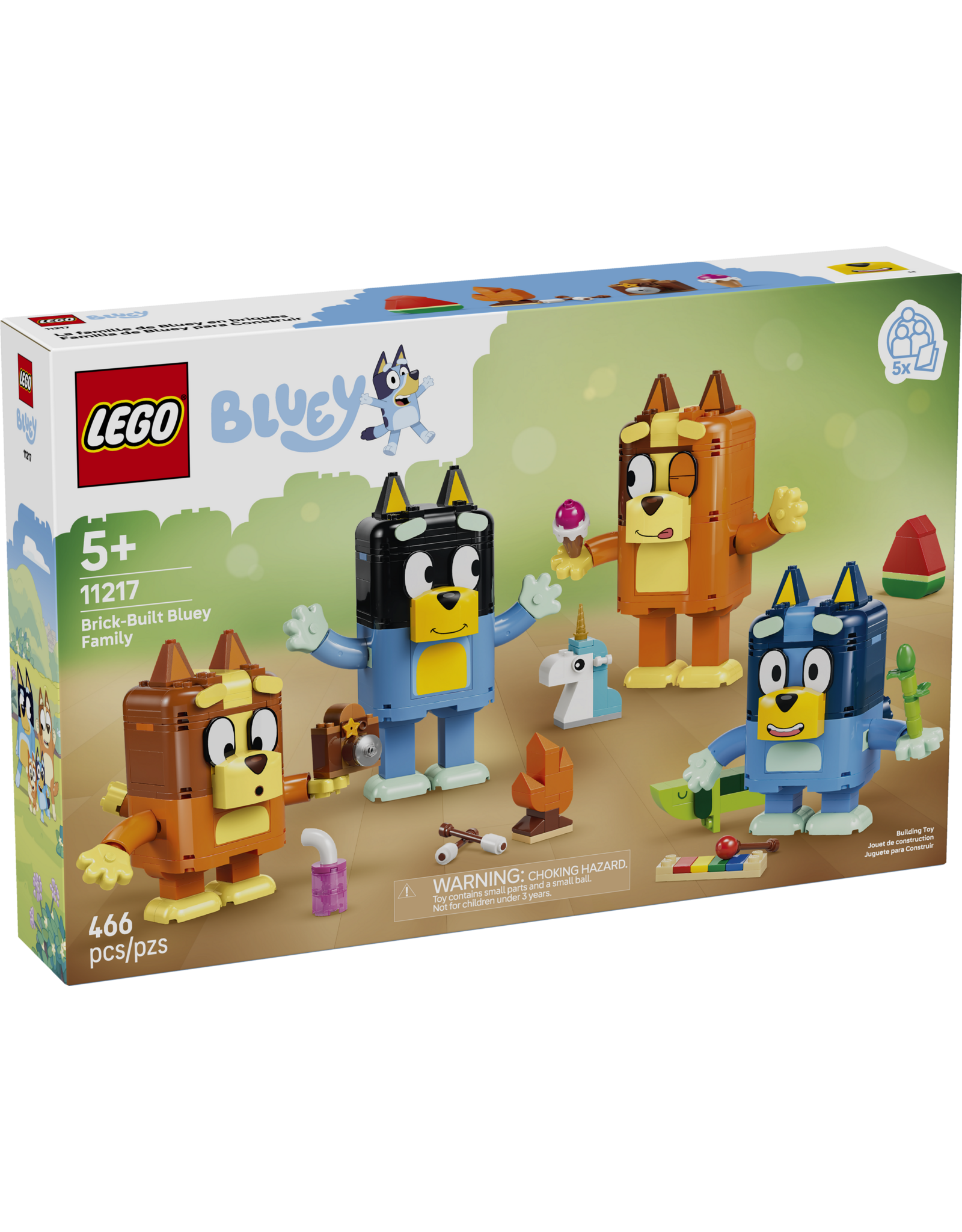 LEGO Bluey 11217 Brick-Built Bluey Family