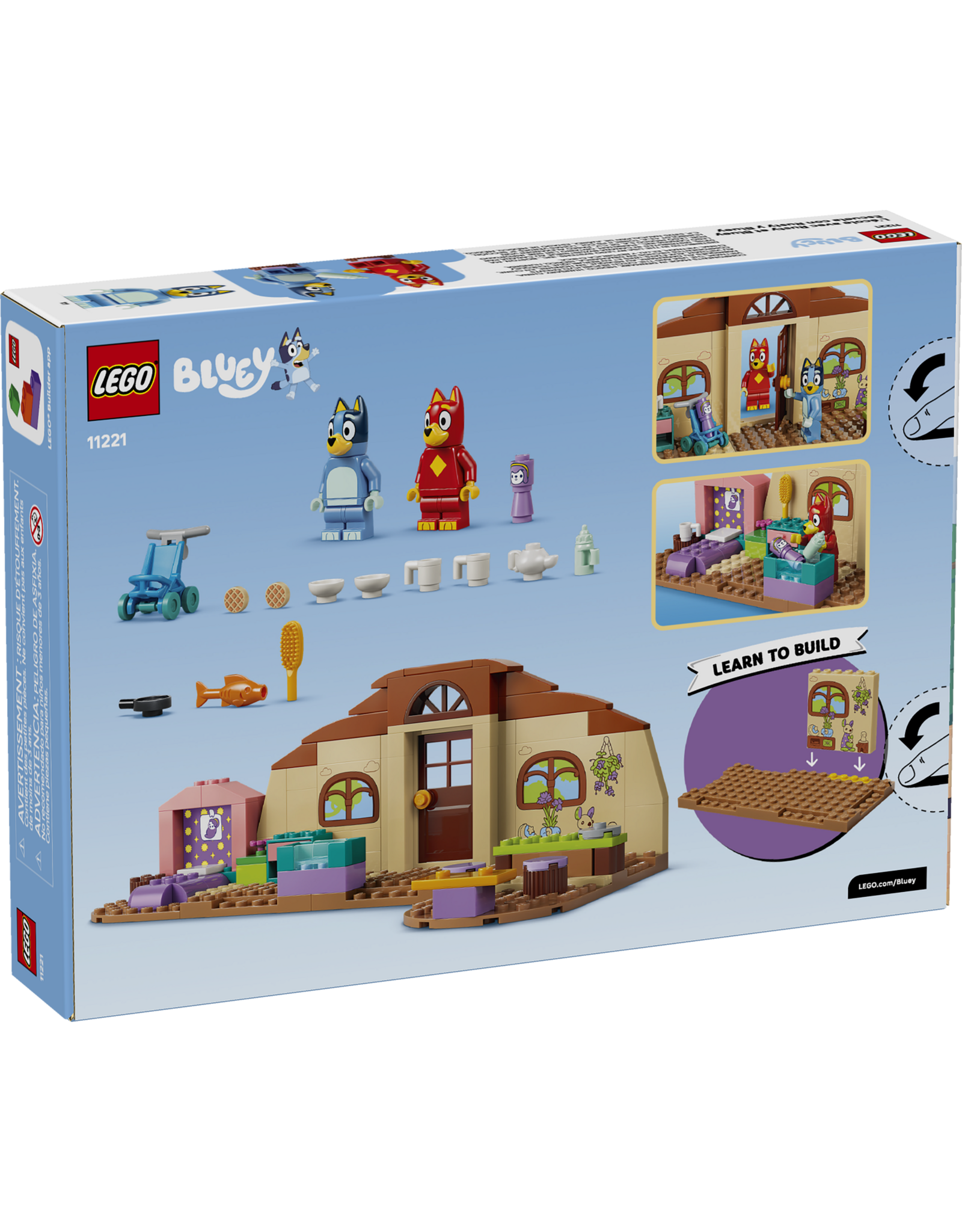 LEGO Bluey 11221 School with Rusty and Bluey