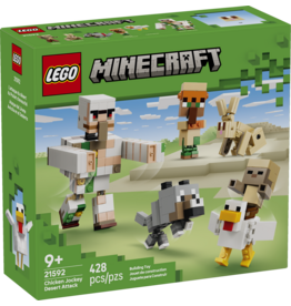 LEGO Minecraft 21592 Chicken Jockey Desert Attack