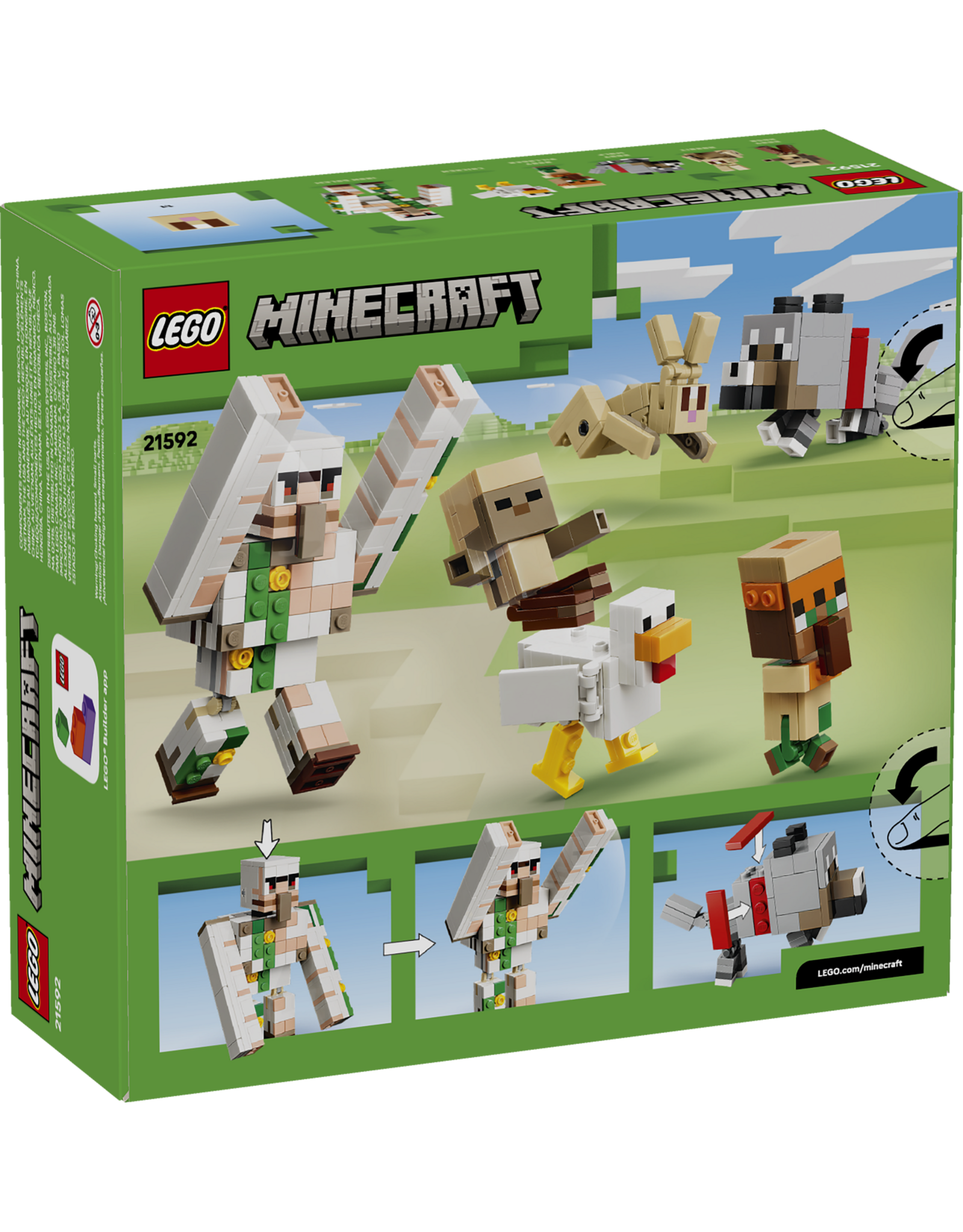 LEGO Minecraft 21592 Chicken Jockey Desert Attack