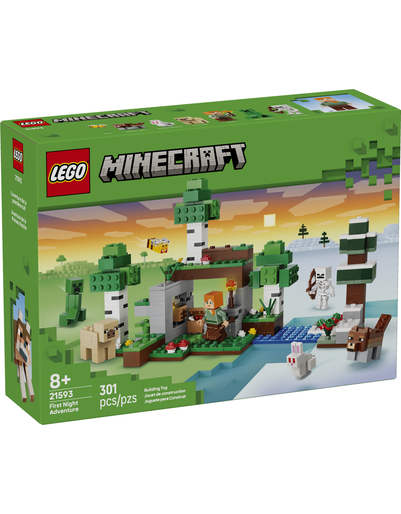 LEGO Minecraft 21593 First Night Adventure