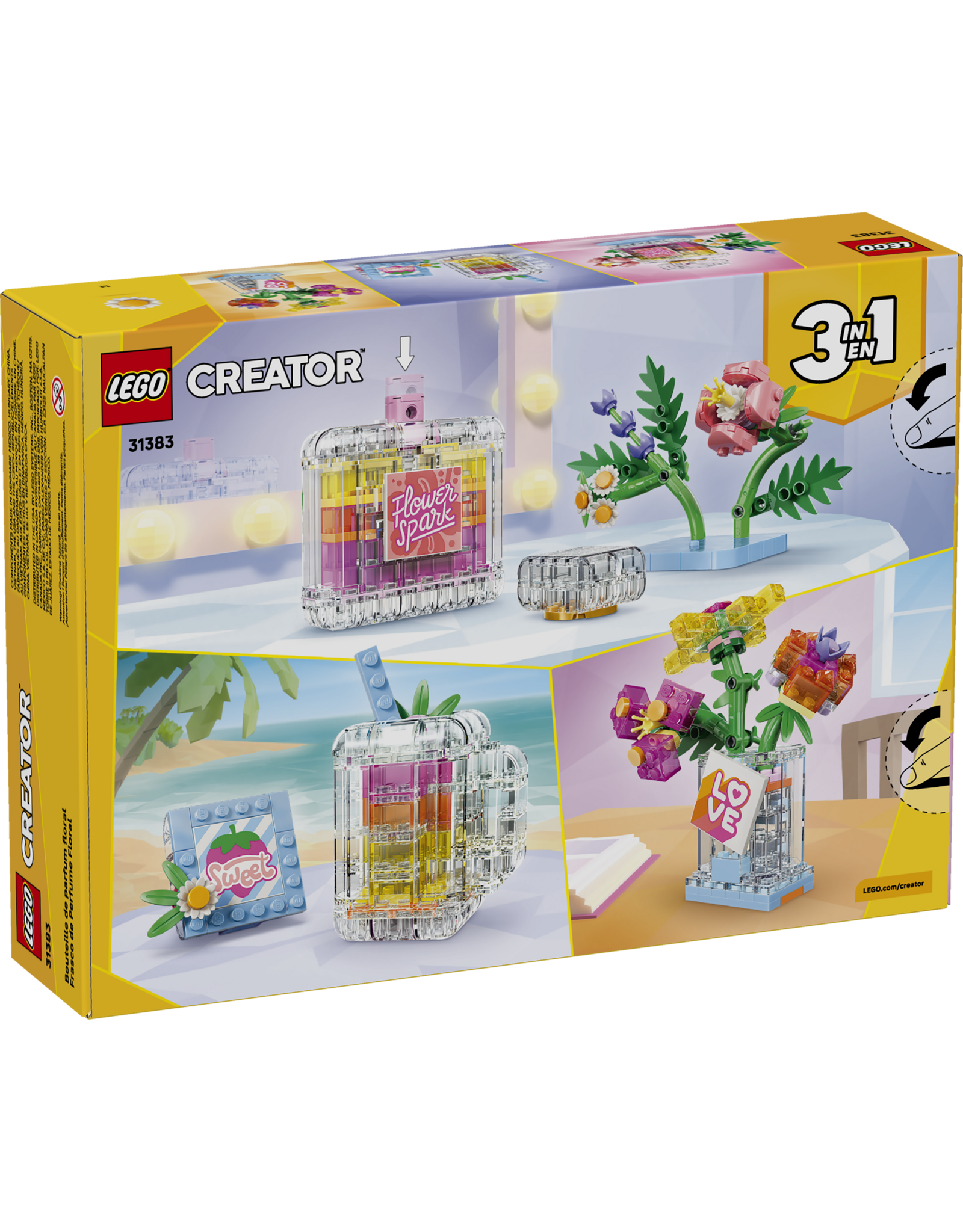 LEGO Creator 31383 Floral Decor Perfume Bottle