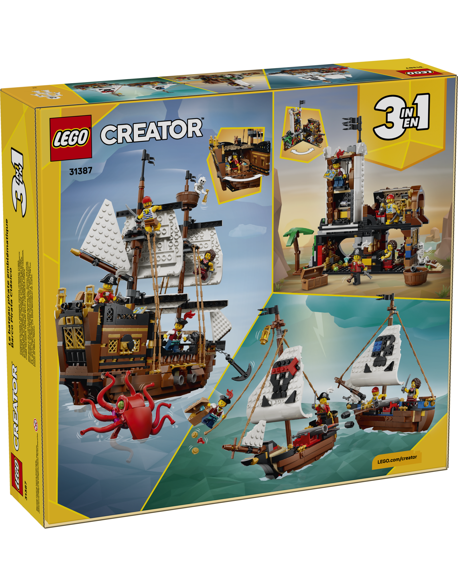 LEGO Creator 31387 Iconic Pirate Ship