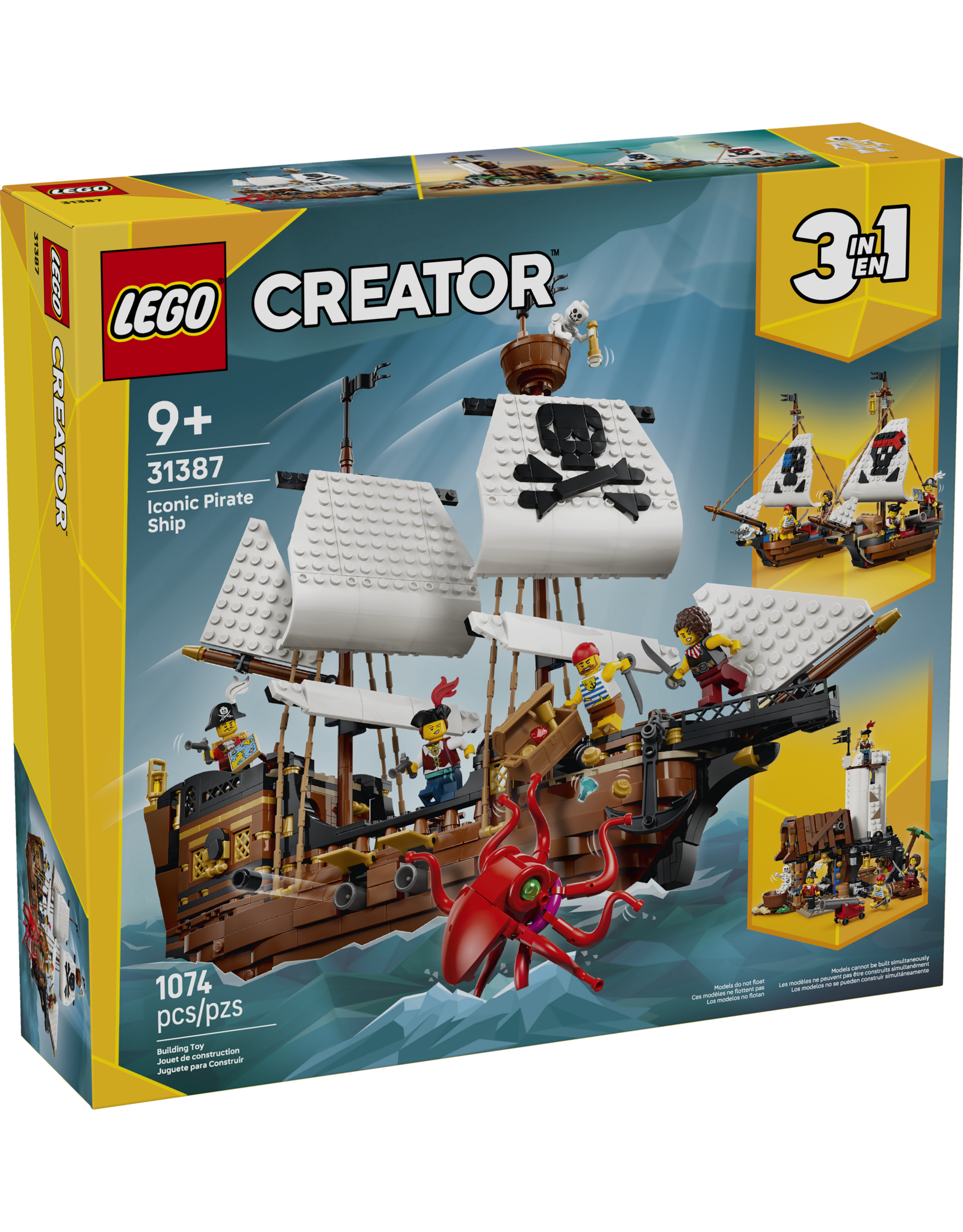 LEGO Creator 31387 Iconic Pirate Ship