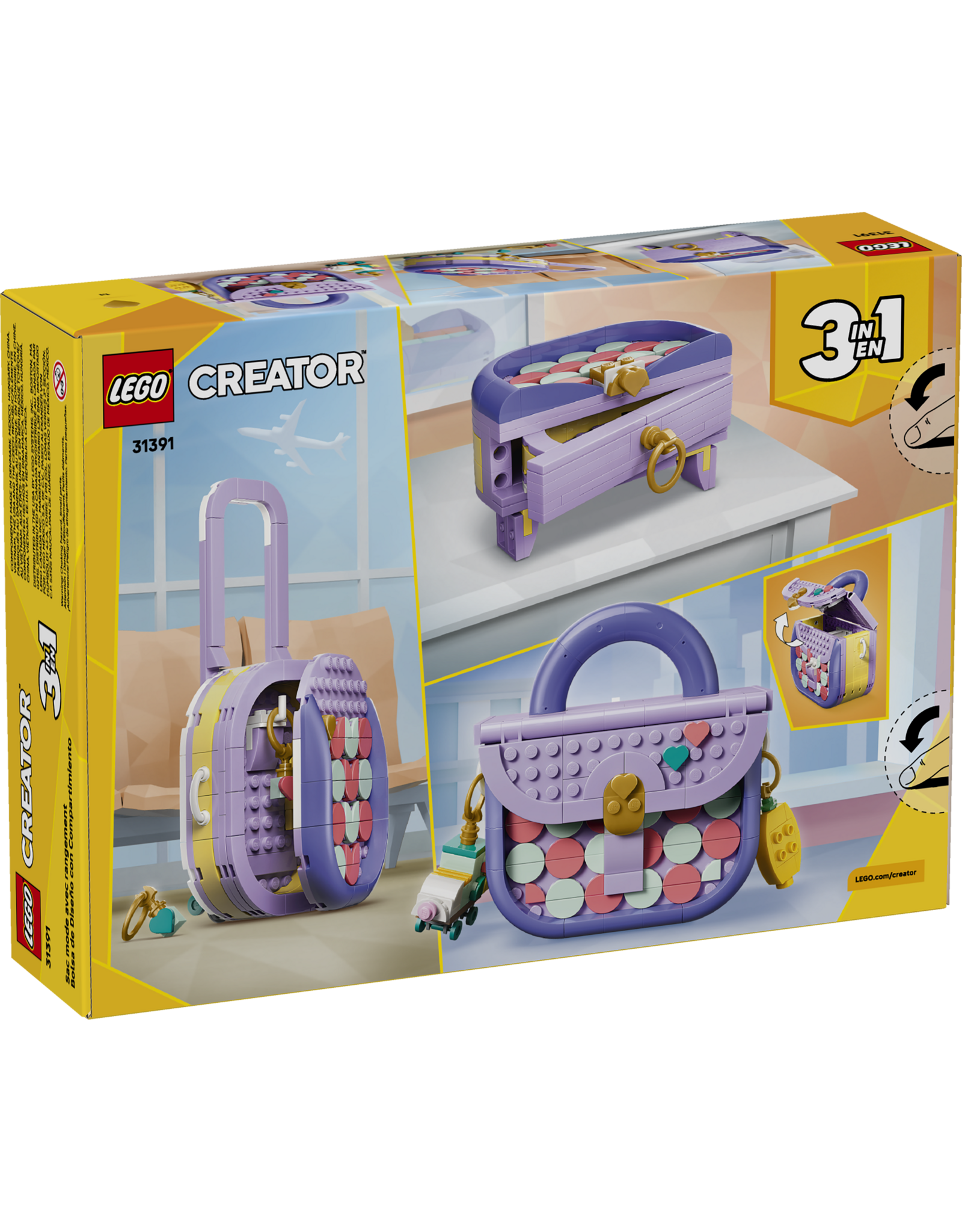 LEGO Creator 31391 Art Fashion Bag with Storage