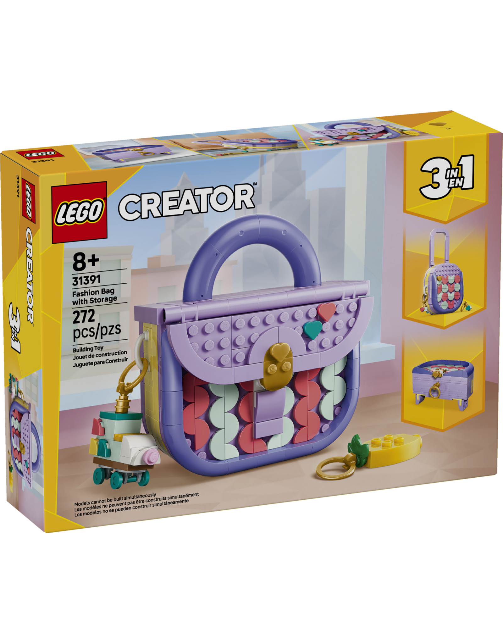 LEGO Creator 31391 Art Fashion Bag with Storage
