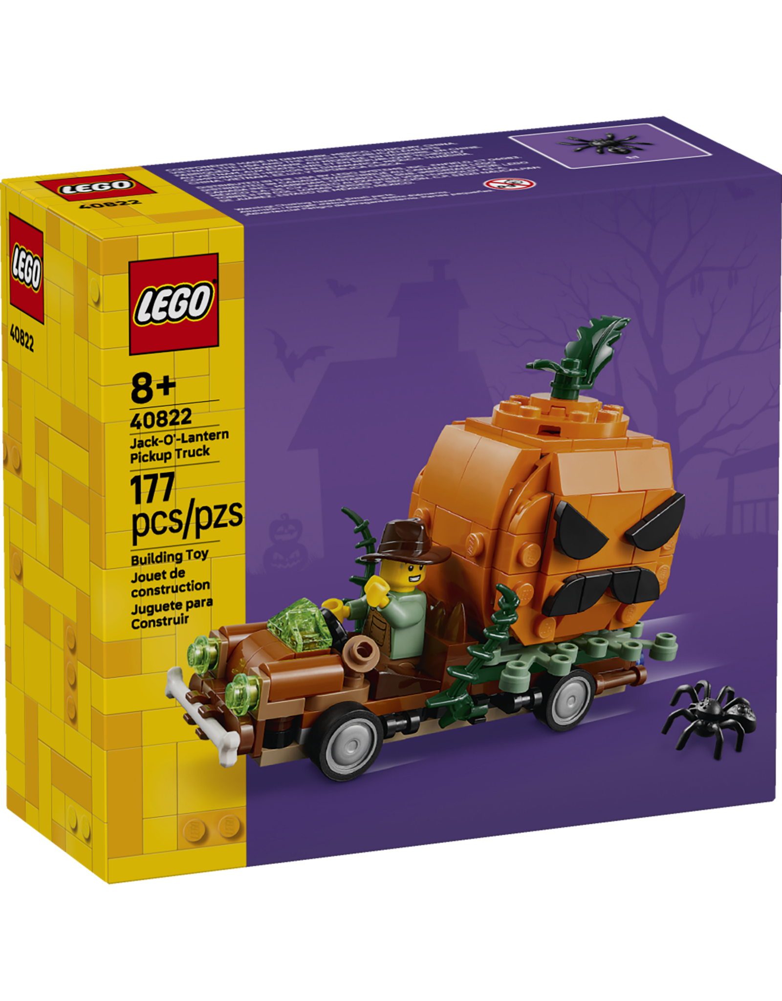 LEGO Iconic 40822 Jack-O'-Lantern Pickup Truck
