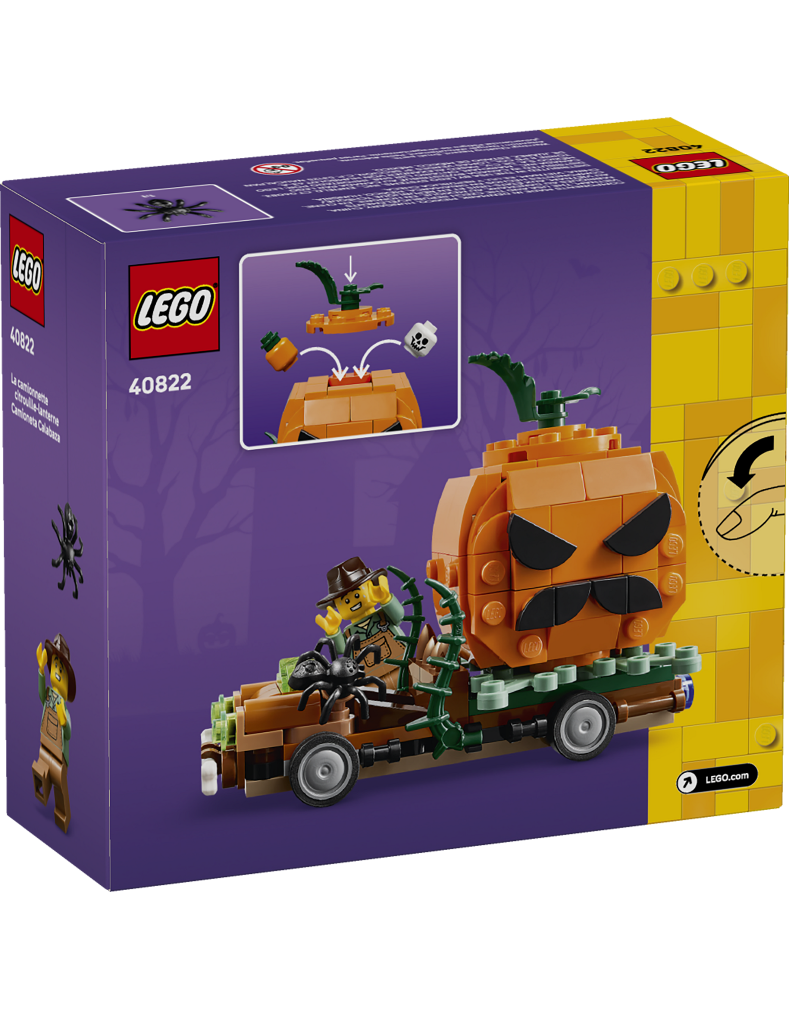 LEGO Iconic 40822 Jack-O'-Lantern Pickup Truck