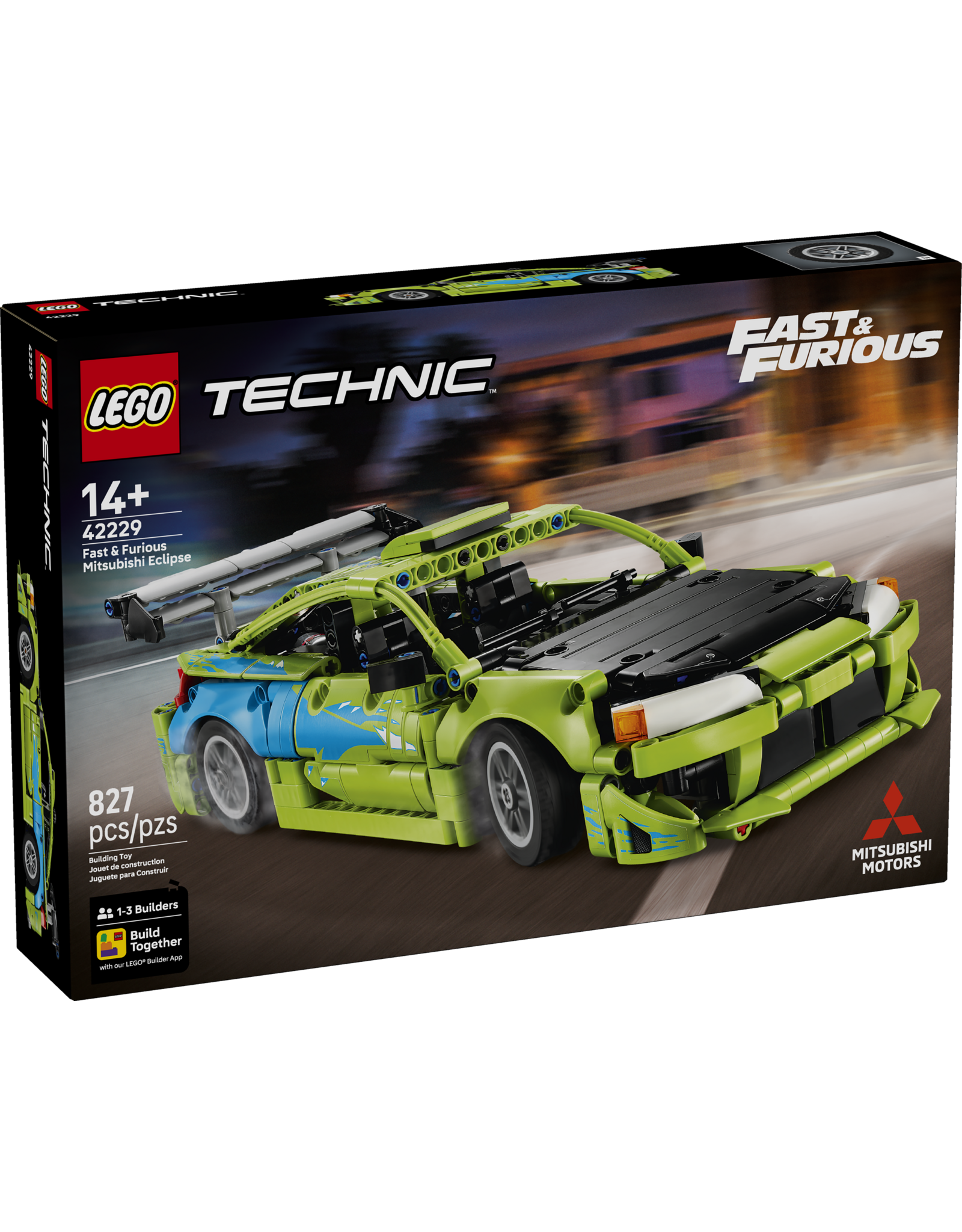 LEGO Technic 42229 Fast and Furious Mitsubishi Eclipse Car