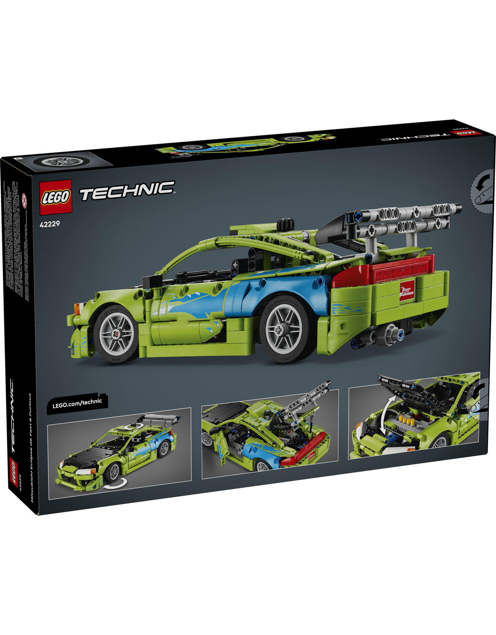 LEGO Technic 42229 Fast and Furious Mitsubishi Eclipse Car