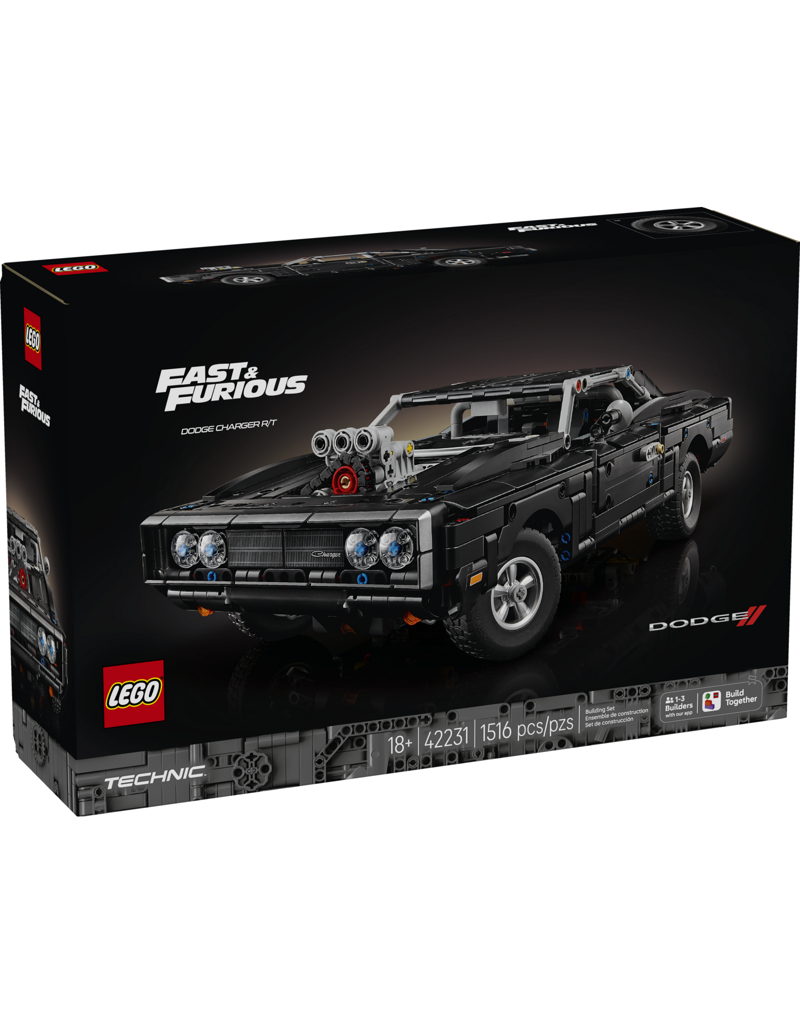 LEGO Technic 42231 Fast and Furious Dodge Charger R/T Car