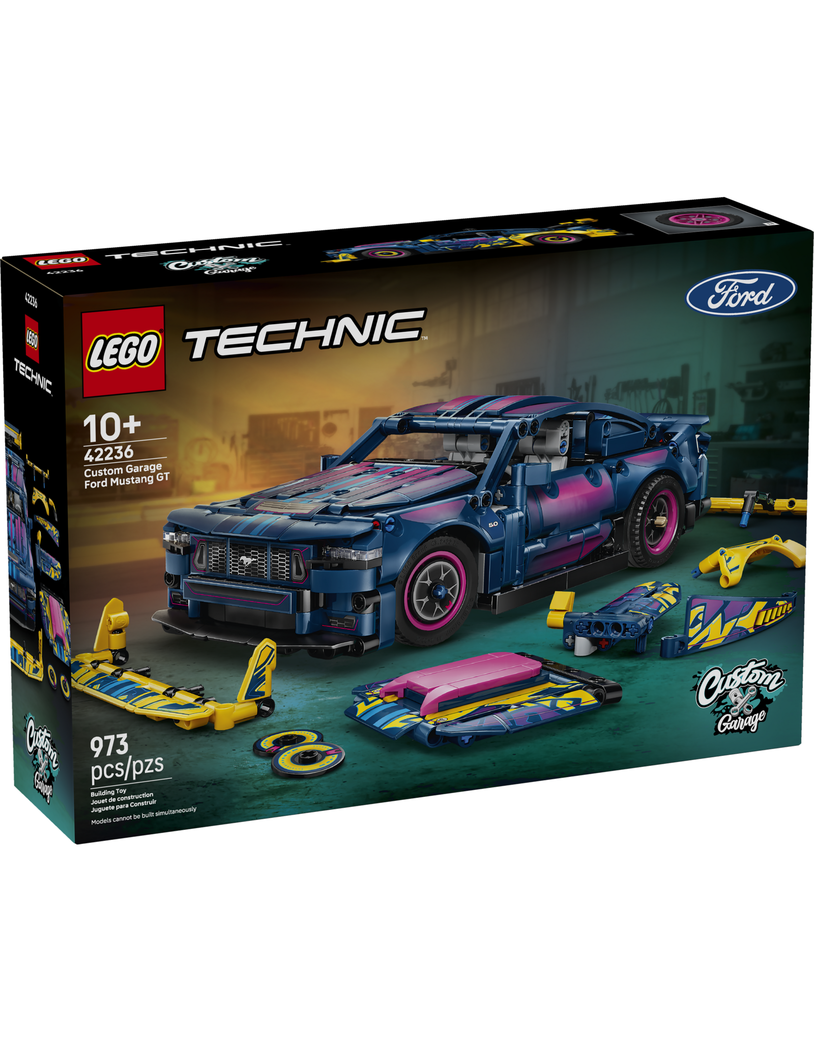 LEGO Technic  42236 Custom Garage Ford Mustang GT Car