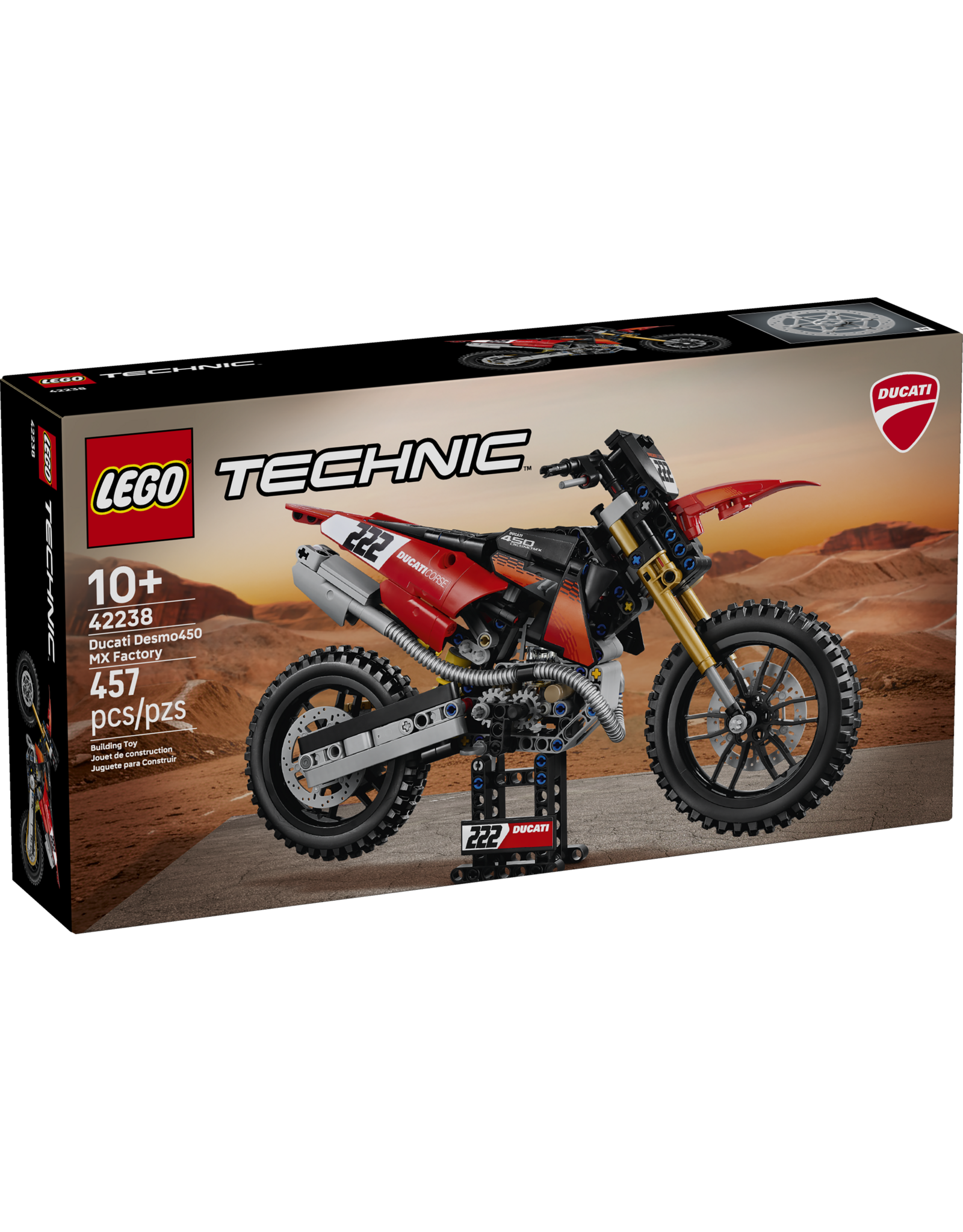 LEGO Technic  42238 Ducati Desmo450 MX Factory Motorcycle