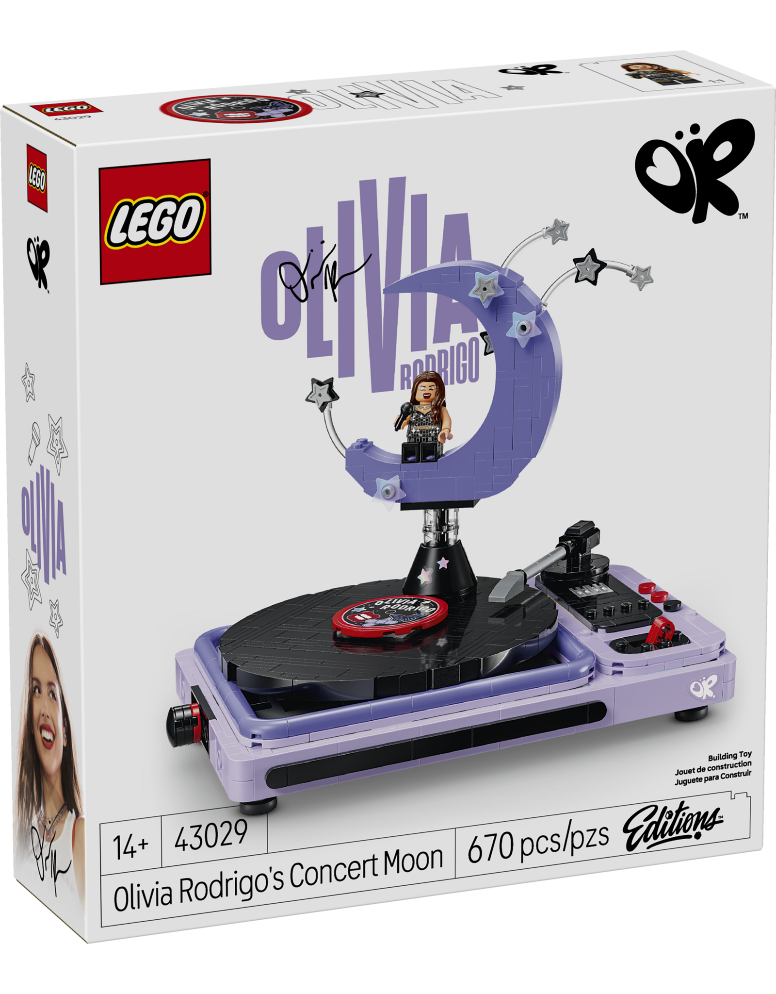 LEGO Editions Music 43029 Olivia Rodrigo's Concert Moon
