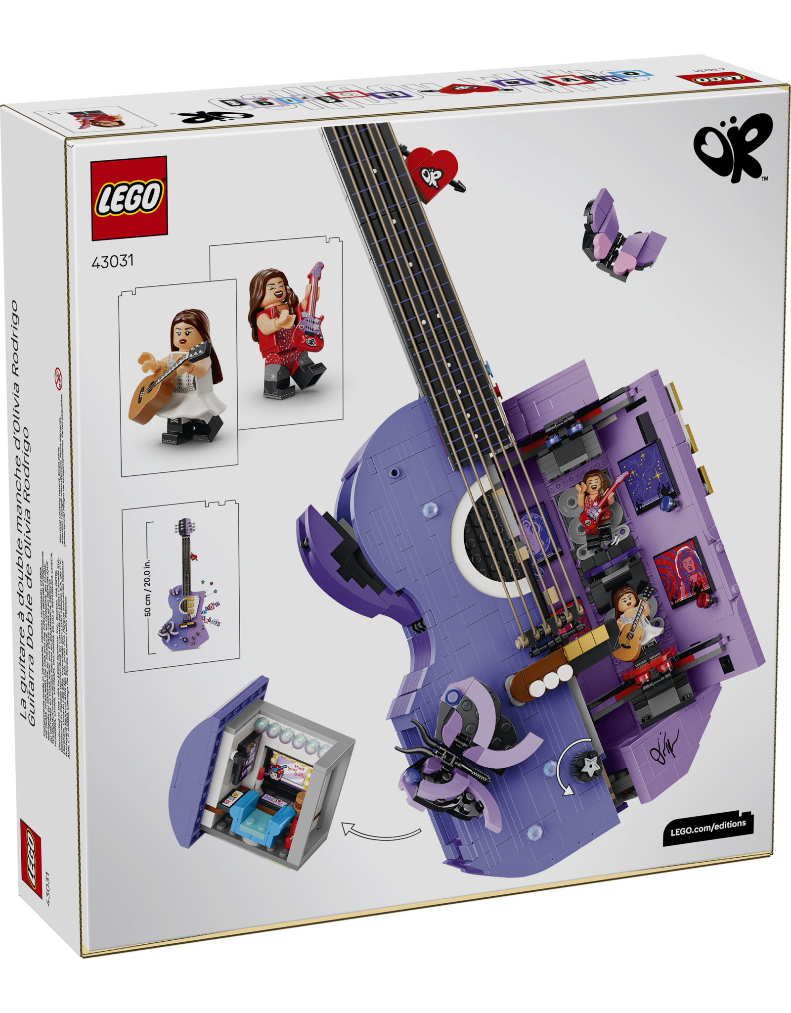 LEGO Editions Music 43031 Olivia Rodrigo's Dual Guitar