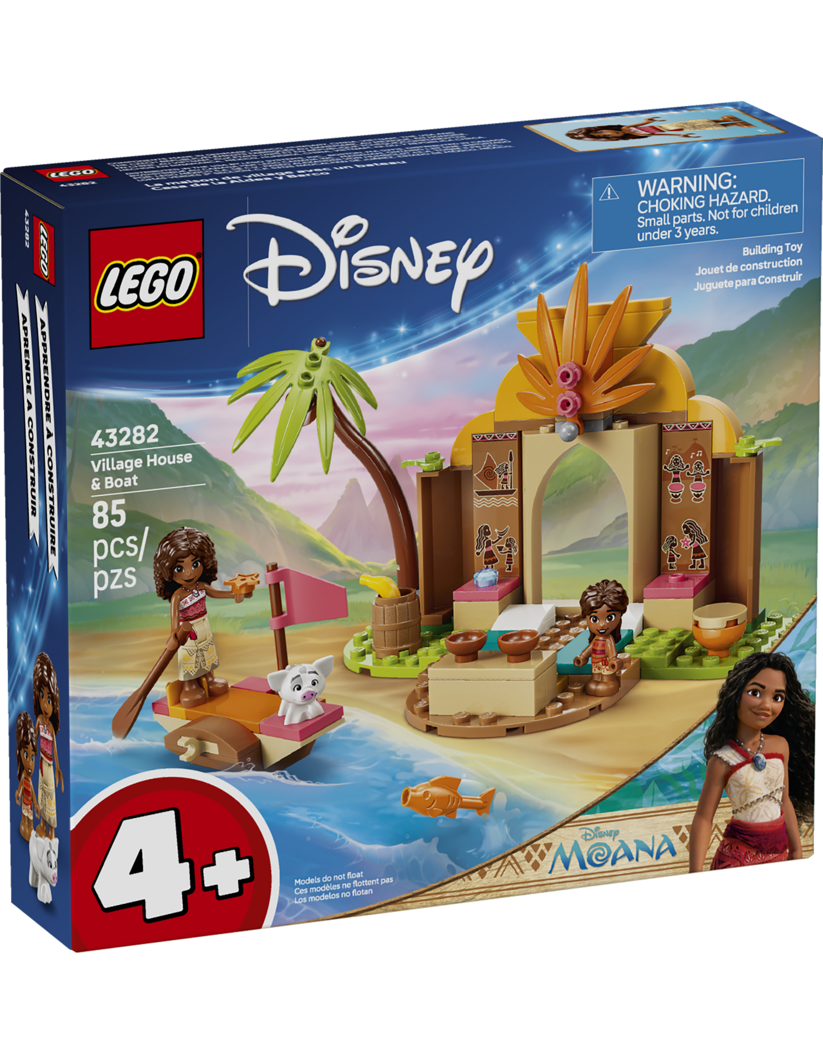 LEGO Disney Princess 43282 Village House & Boat