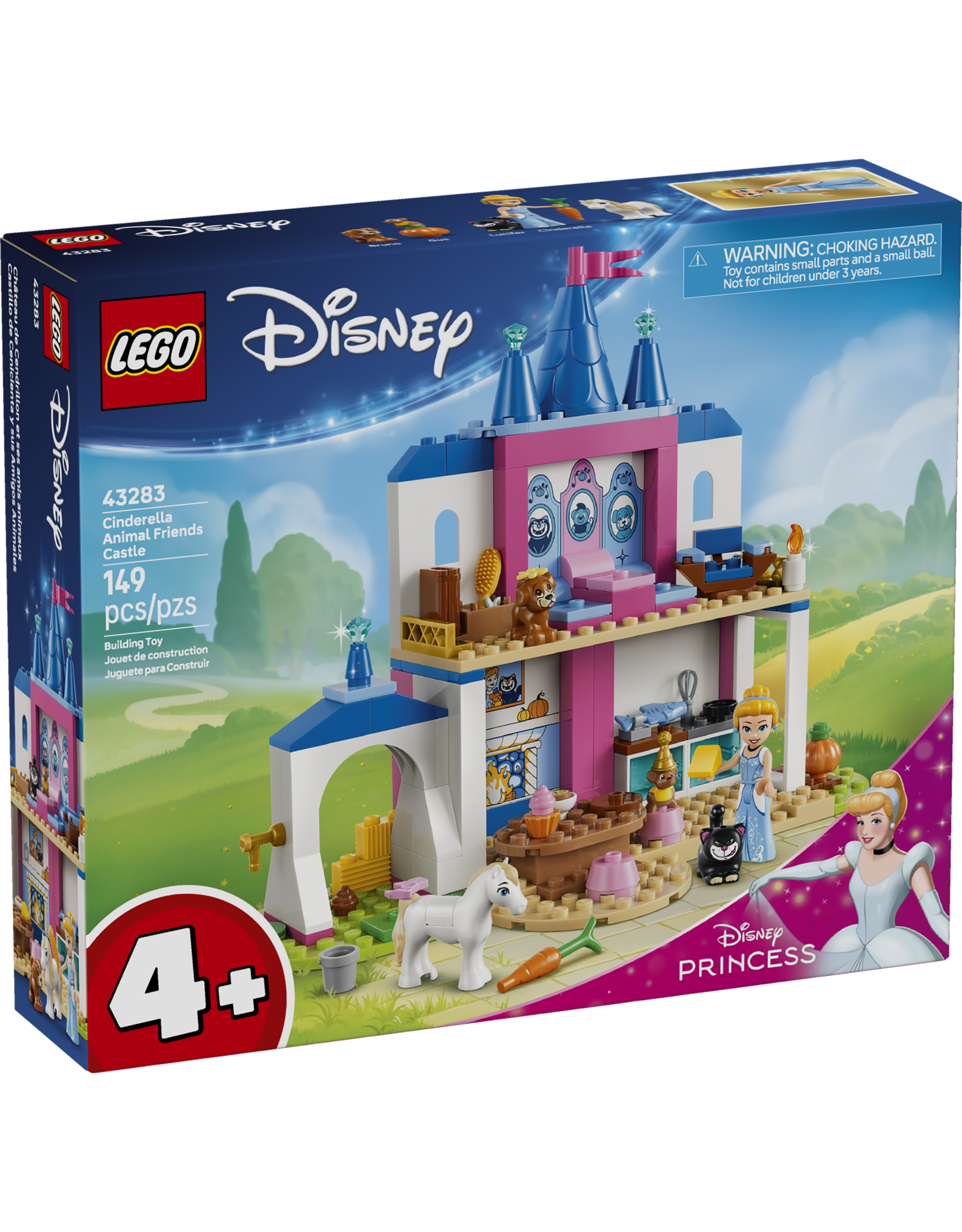 LEGO Disney Princess 43283 Cinderella Animal Friends Castle