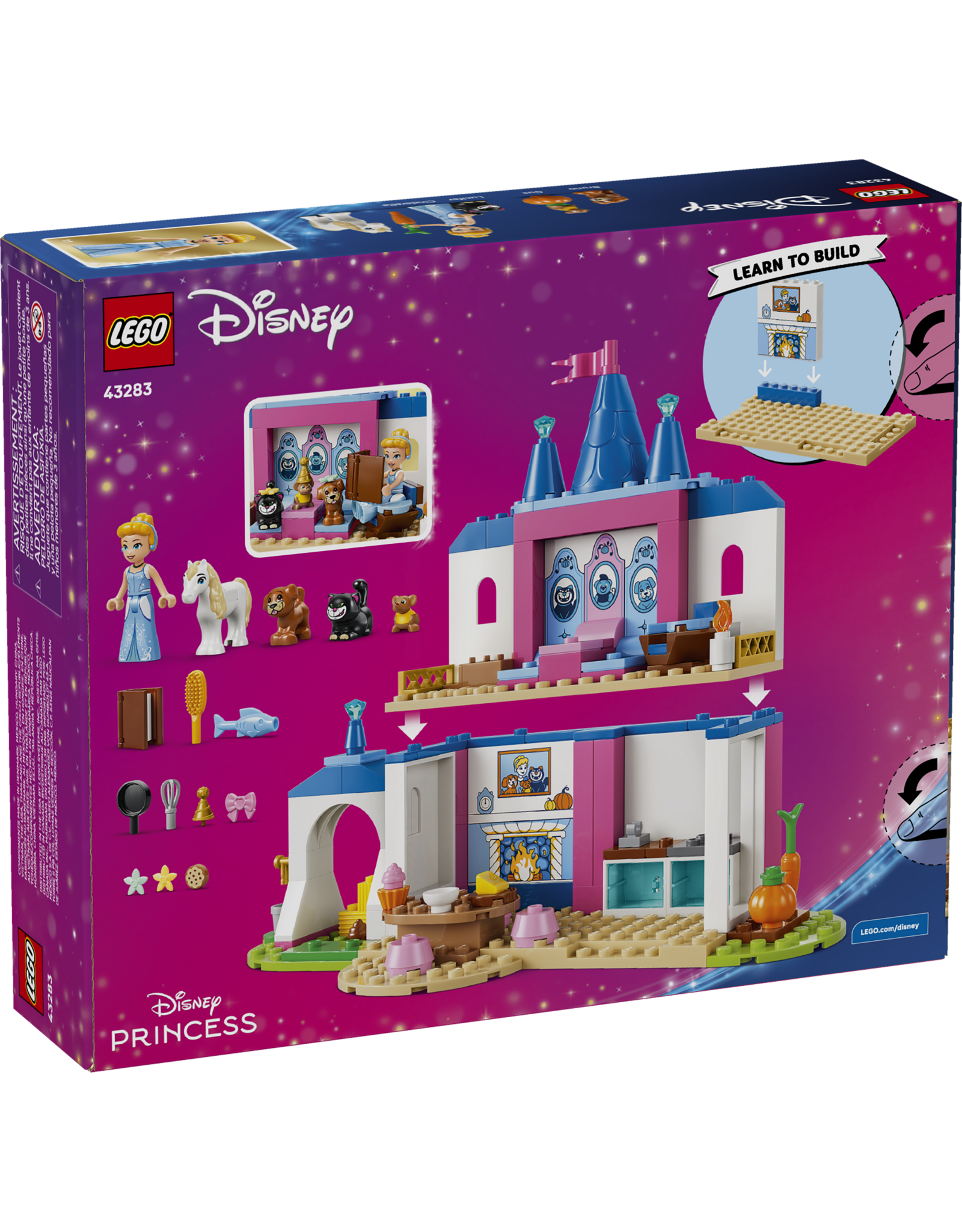 LEGO Disney Princess 43283 Cinderella Animal Friends Castle