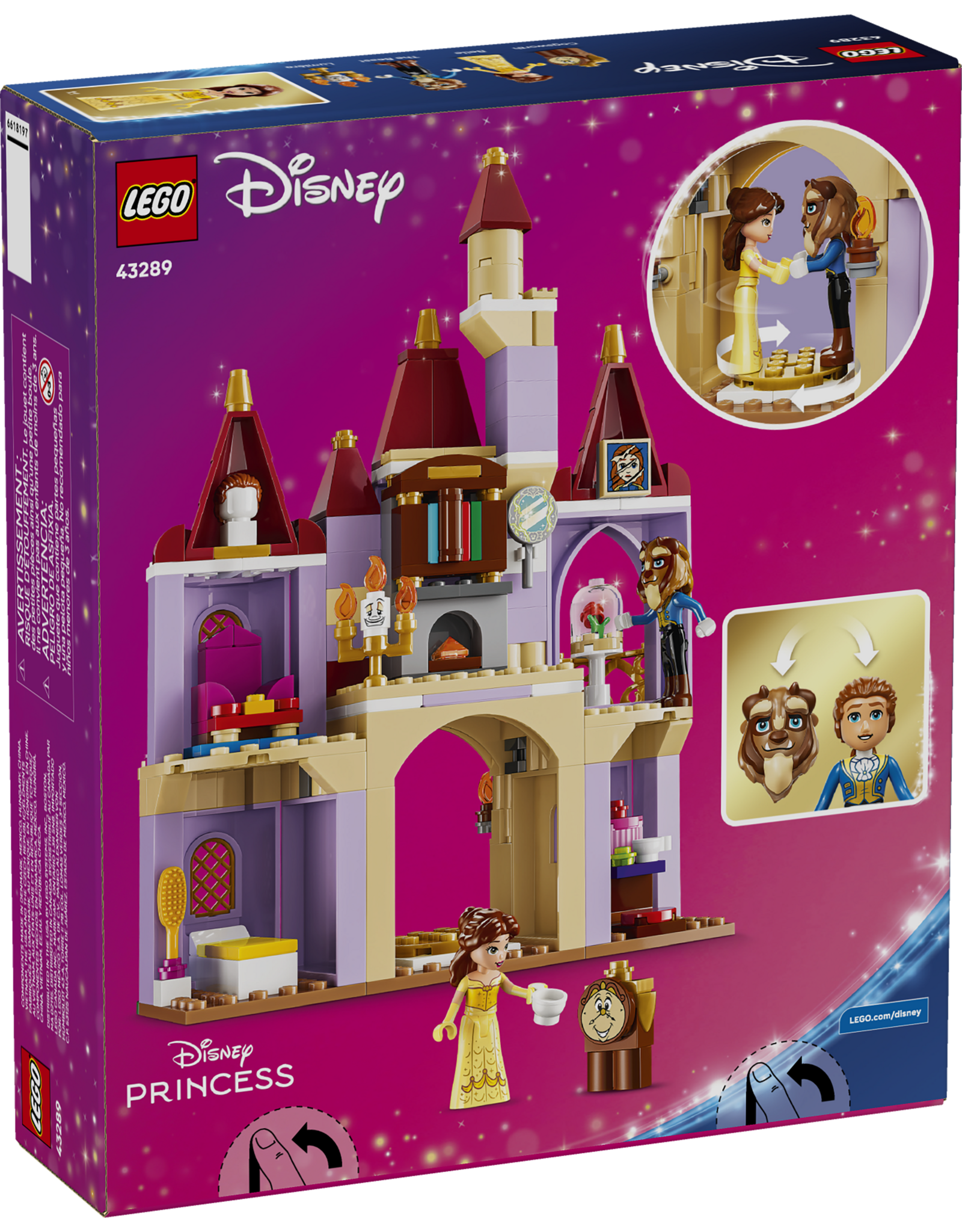 LEGO Disney Princess 43289 Belle & the Beast's Enchanted Castle