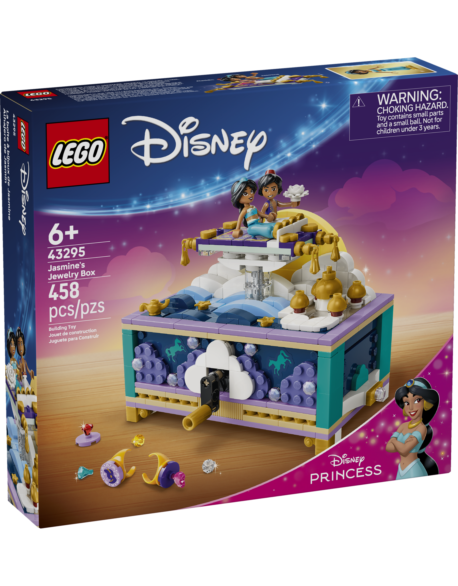 LEGO Disney Princess 43295 Jasmine's Jewelry Box