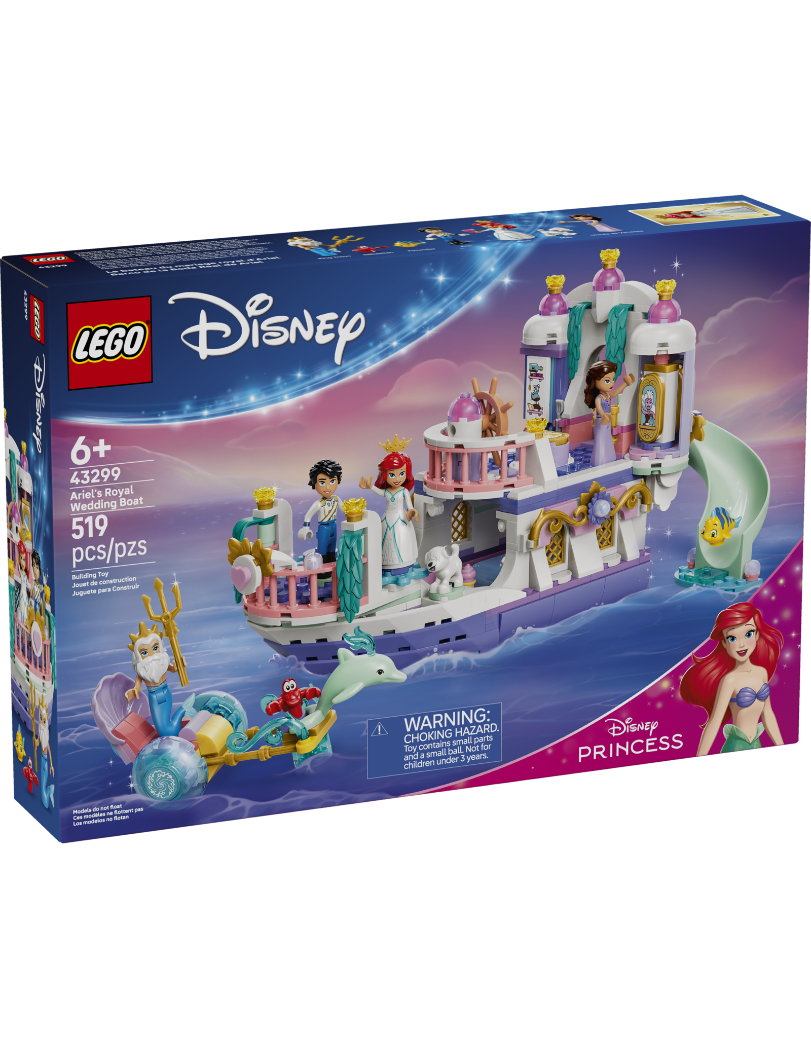 LEGO Disney Princess 43299 Ariel's Royal Wedding Boat
