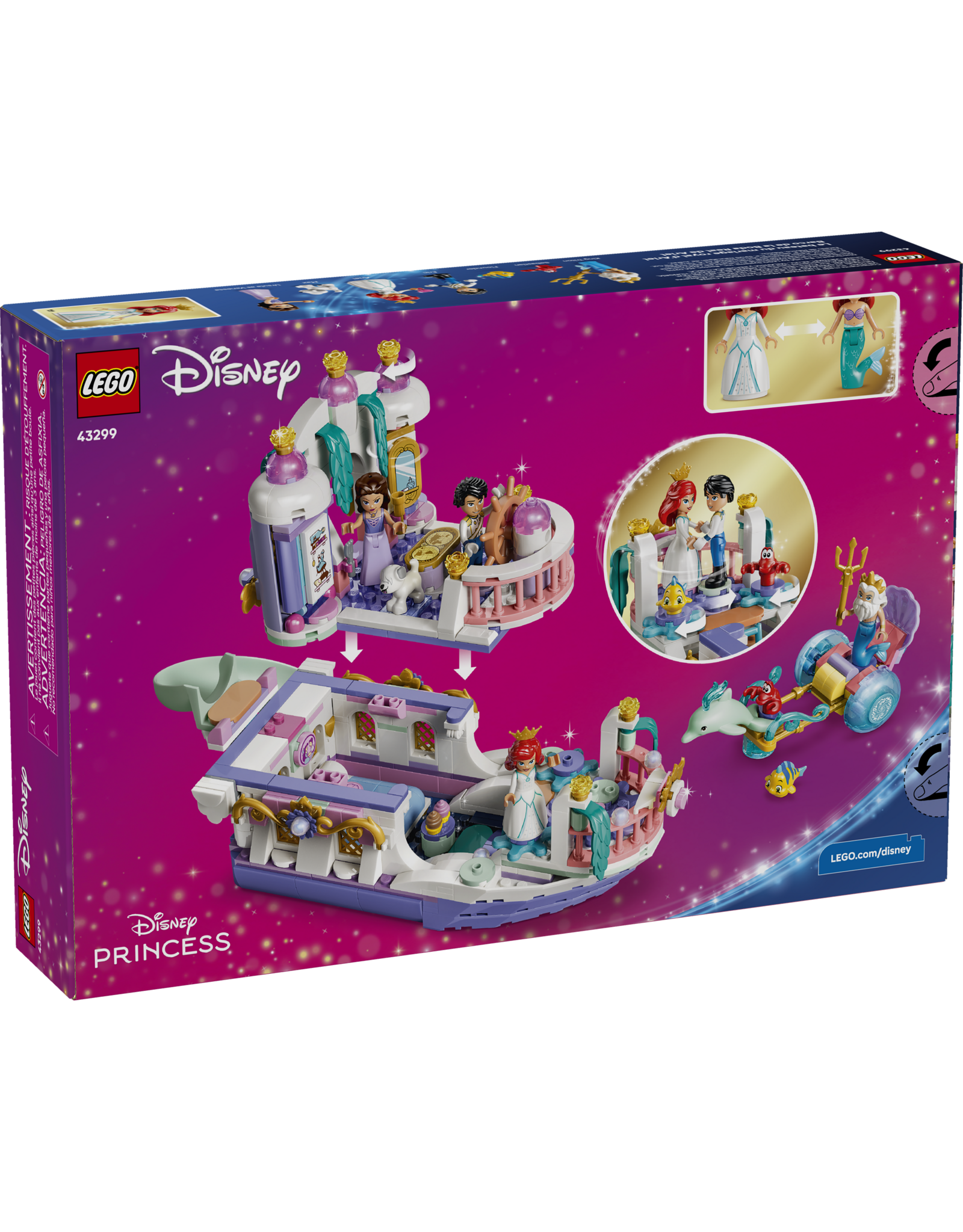 LEGO Disney Princess 43299 Ariel's Royal Wedding Boat