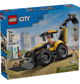 LEGO City Great Vehicles 60480 Yellow Backhoe Loader