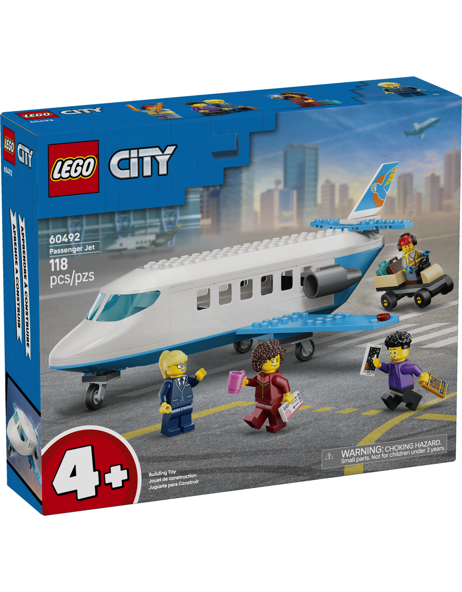 LEGO City Great Vehicles 60492 Passenger Jet