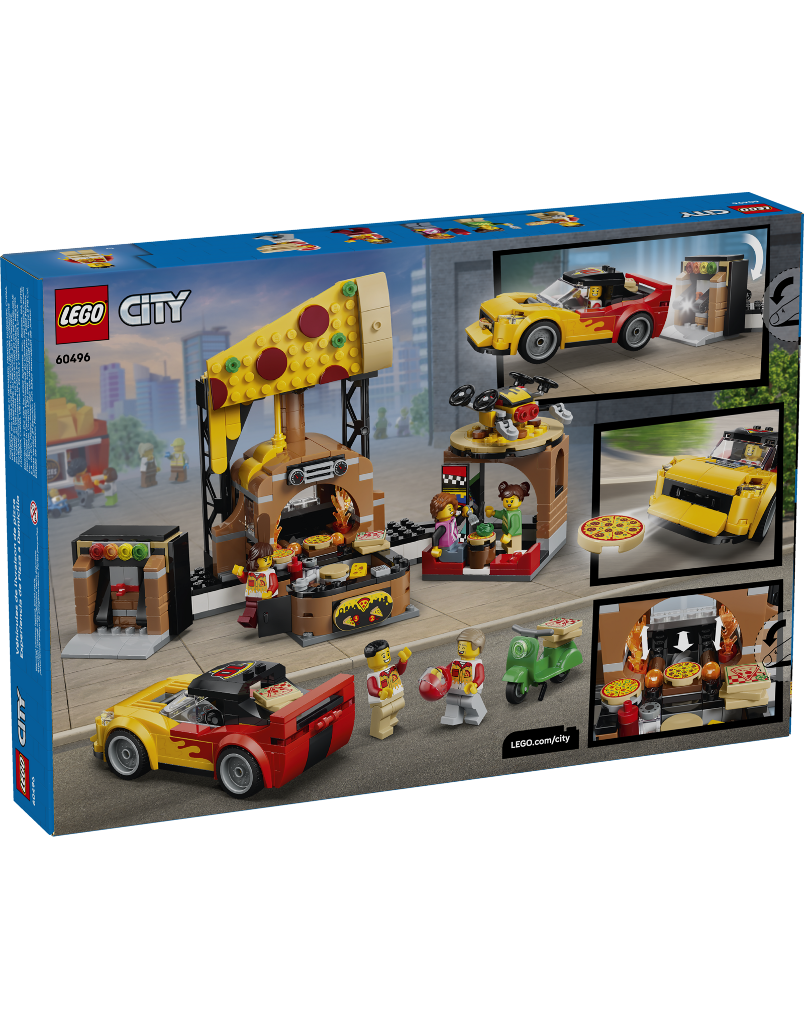 LEGO My City  60496 Pizza Delivery Experience with Vehicles