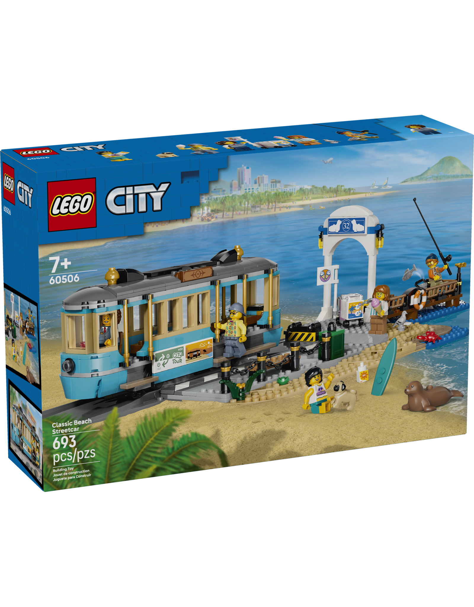 LEGO City Trains 60506 Classic Beach Streetcar
