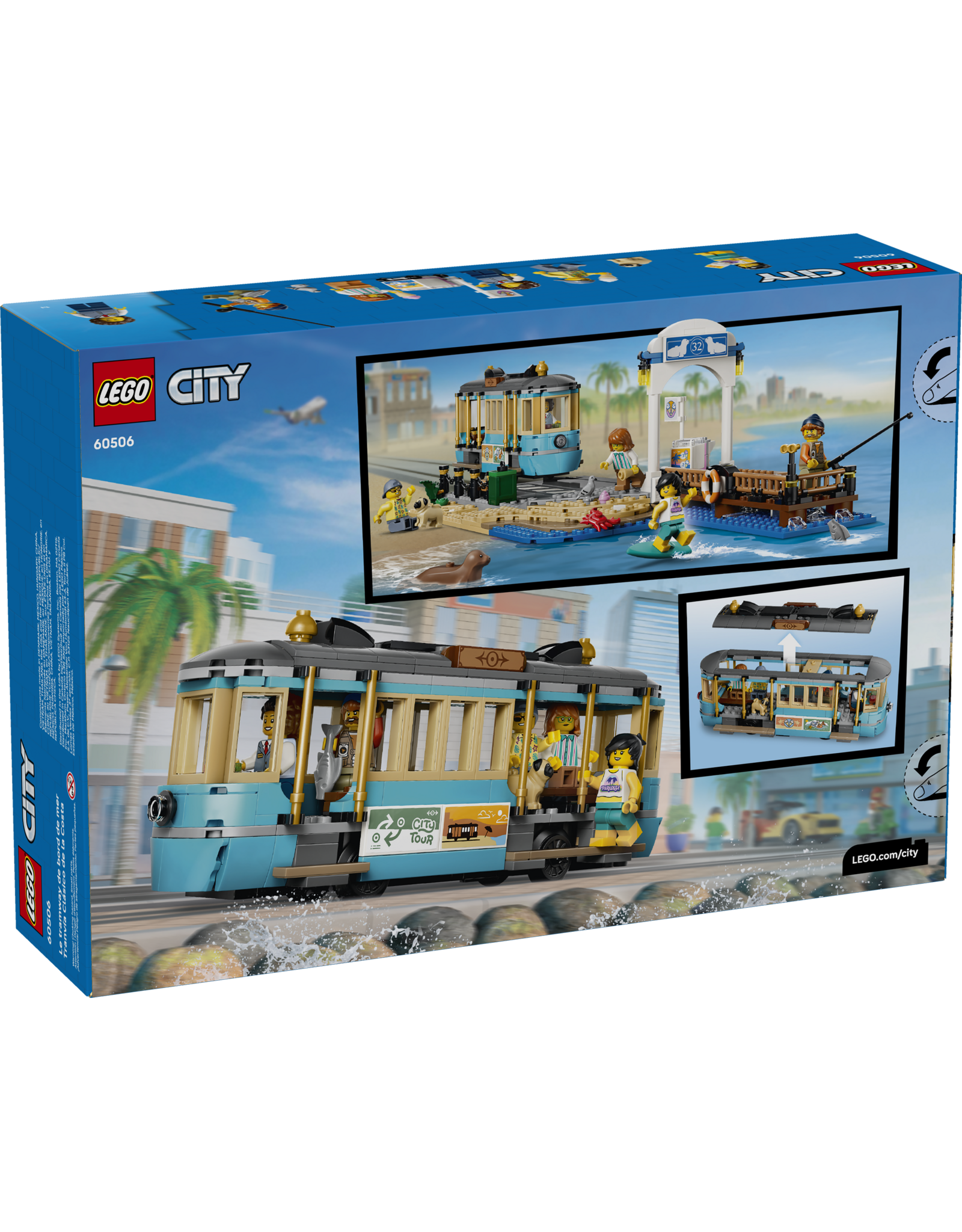 LEGO City Trains 60506 Classic Beach Streetcar