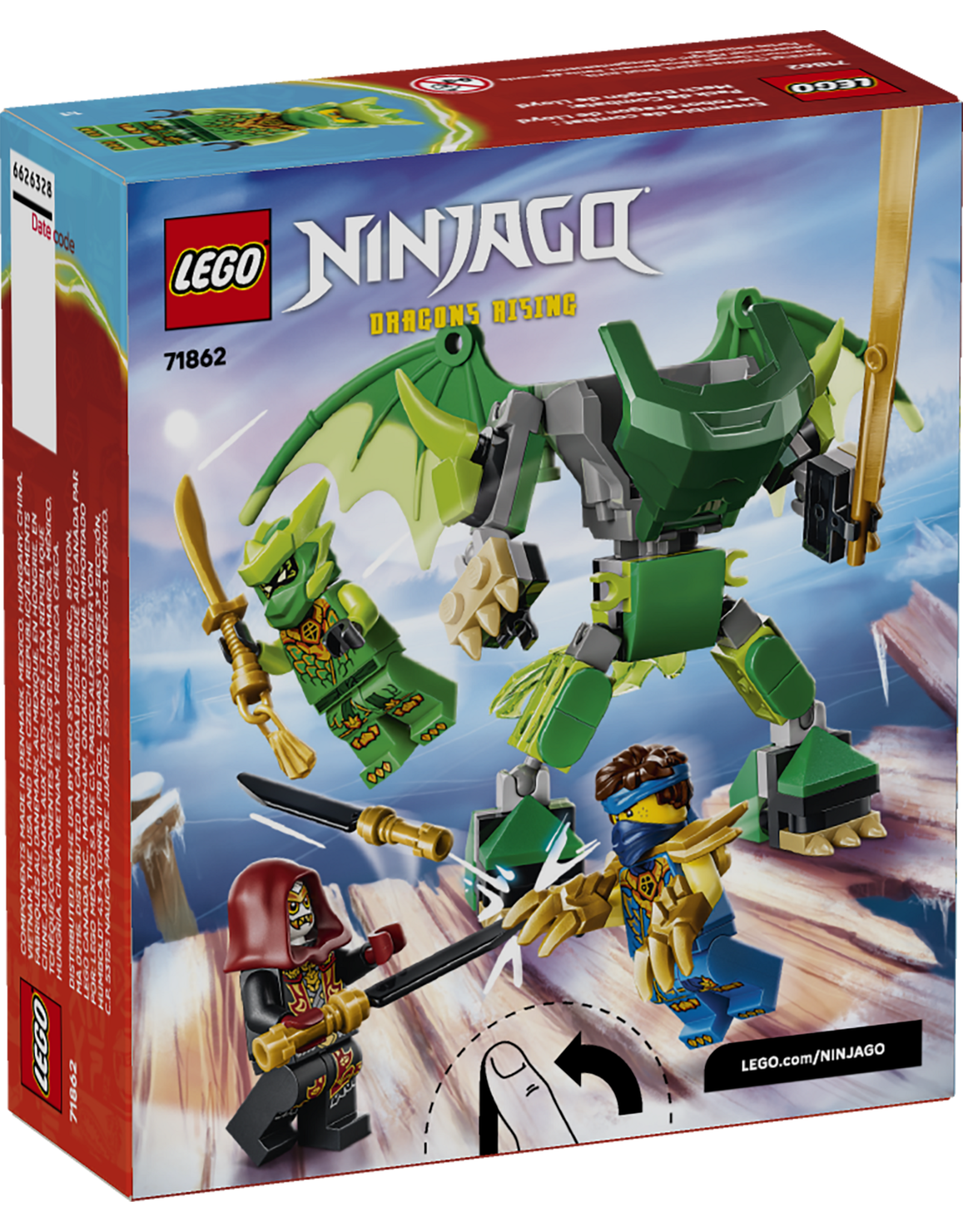 LEGO Ninjago 71862 Lloyd's Dragon Mech Battle Pack