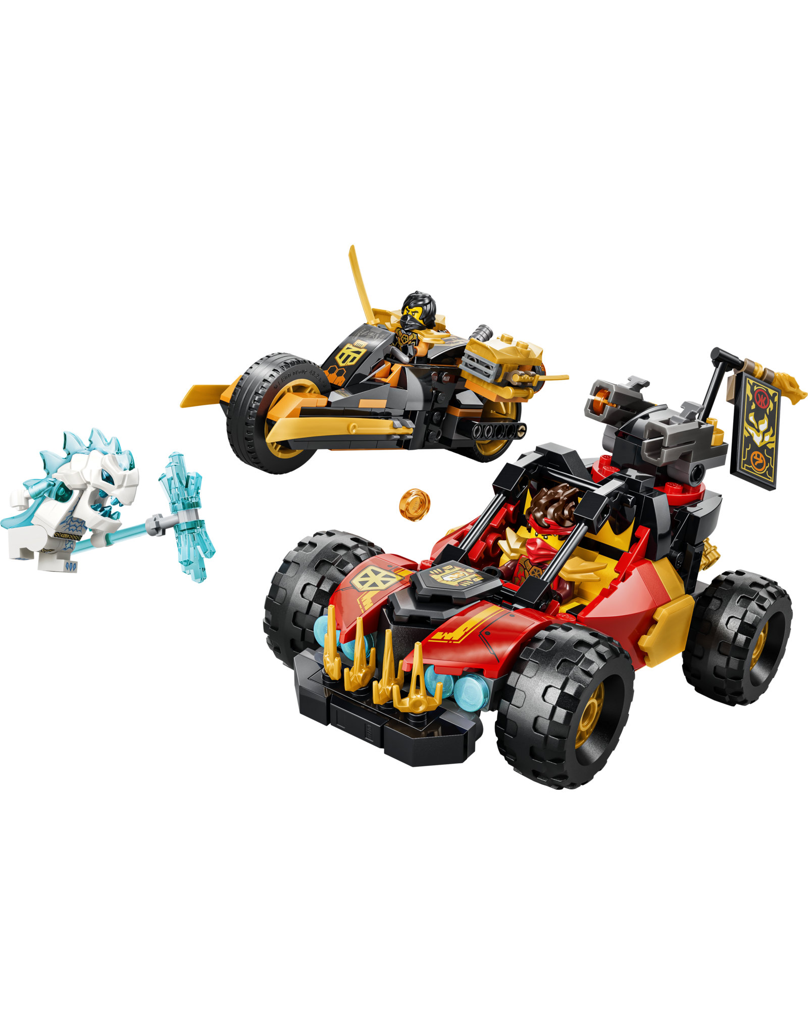 LEGO Ninjago 71864 Kai and Cole's Combiner Vehicles