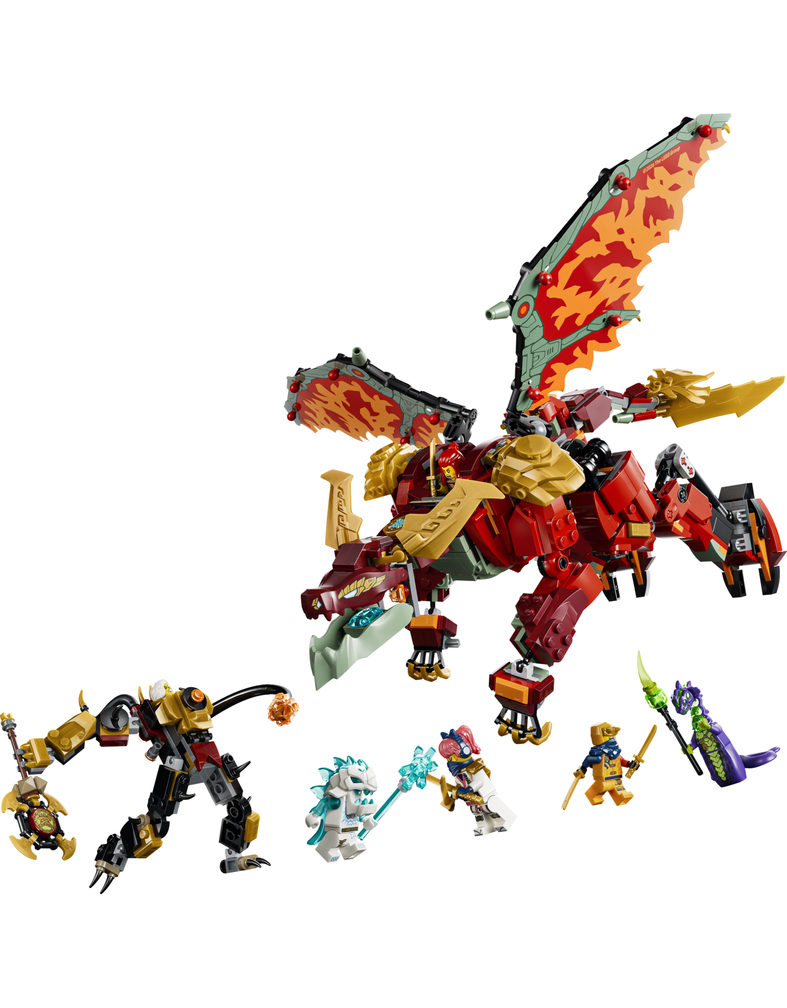 LEGO Ninjago 71868 Wyldfyre's Transforming Dragon Mech