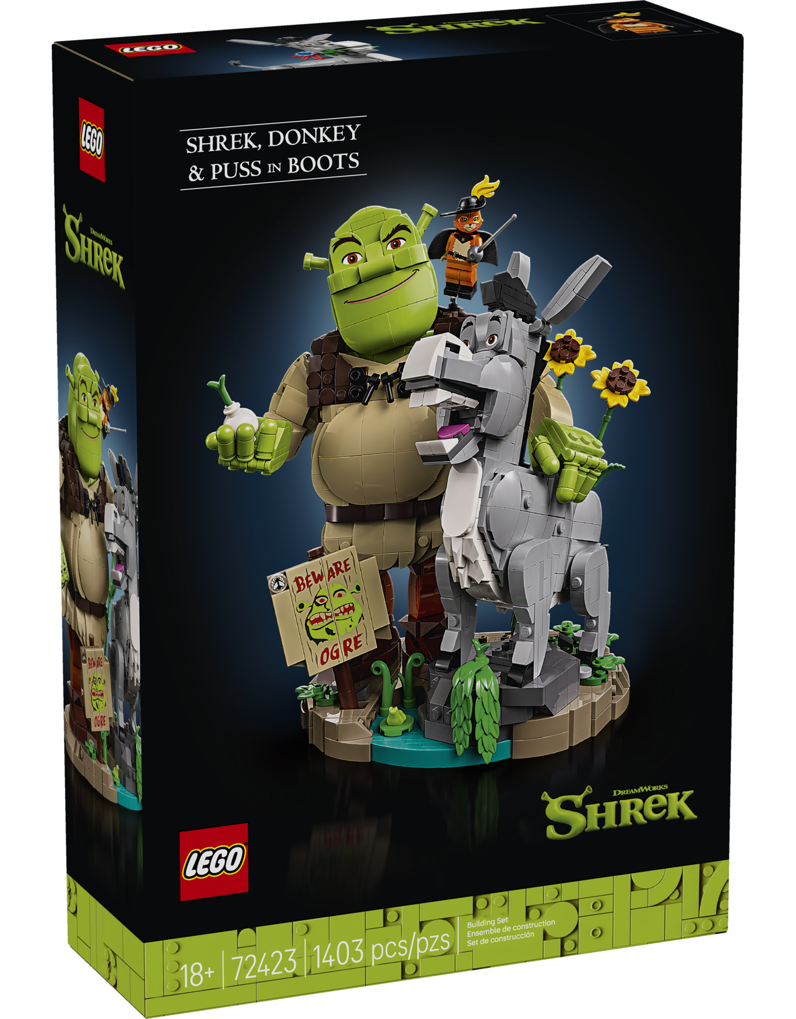 LEGO 72423 Shrek, Donkey & Puss in Boots