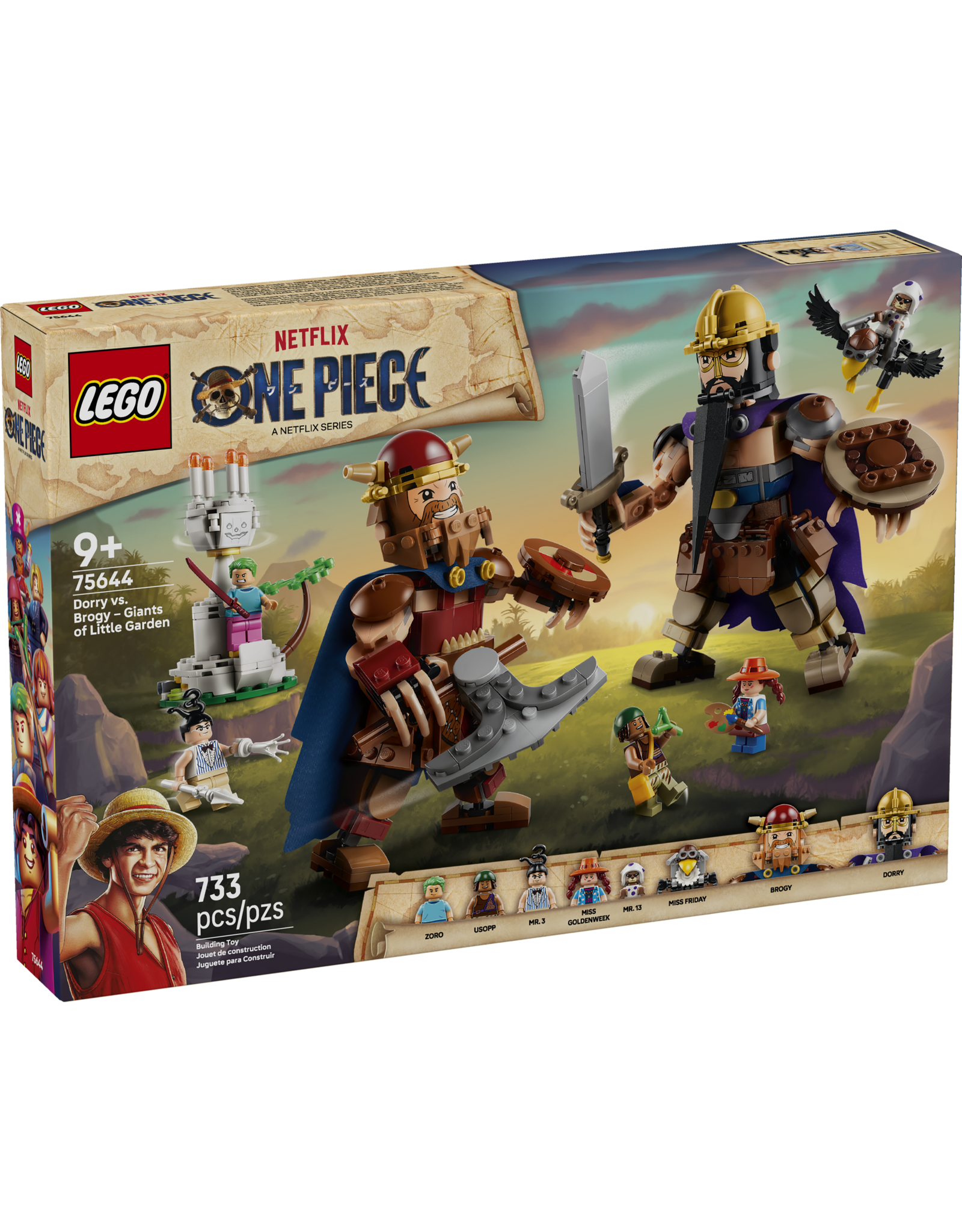LEGO ONE PIECE 75644 Dorry vs. Brogy – Giants of Little Garden