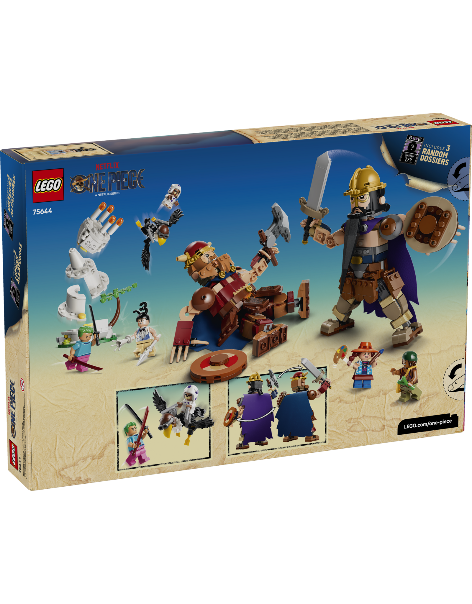 LEGO ONE PIECE 75644 Dorry vs. Brogy – Giants of Little Garden
