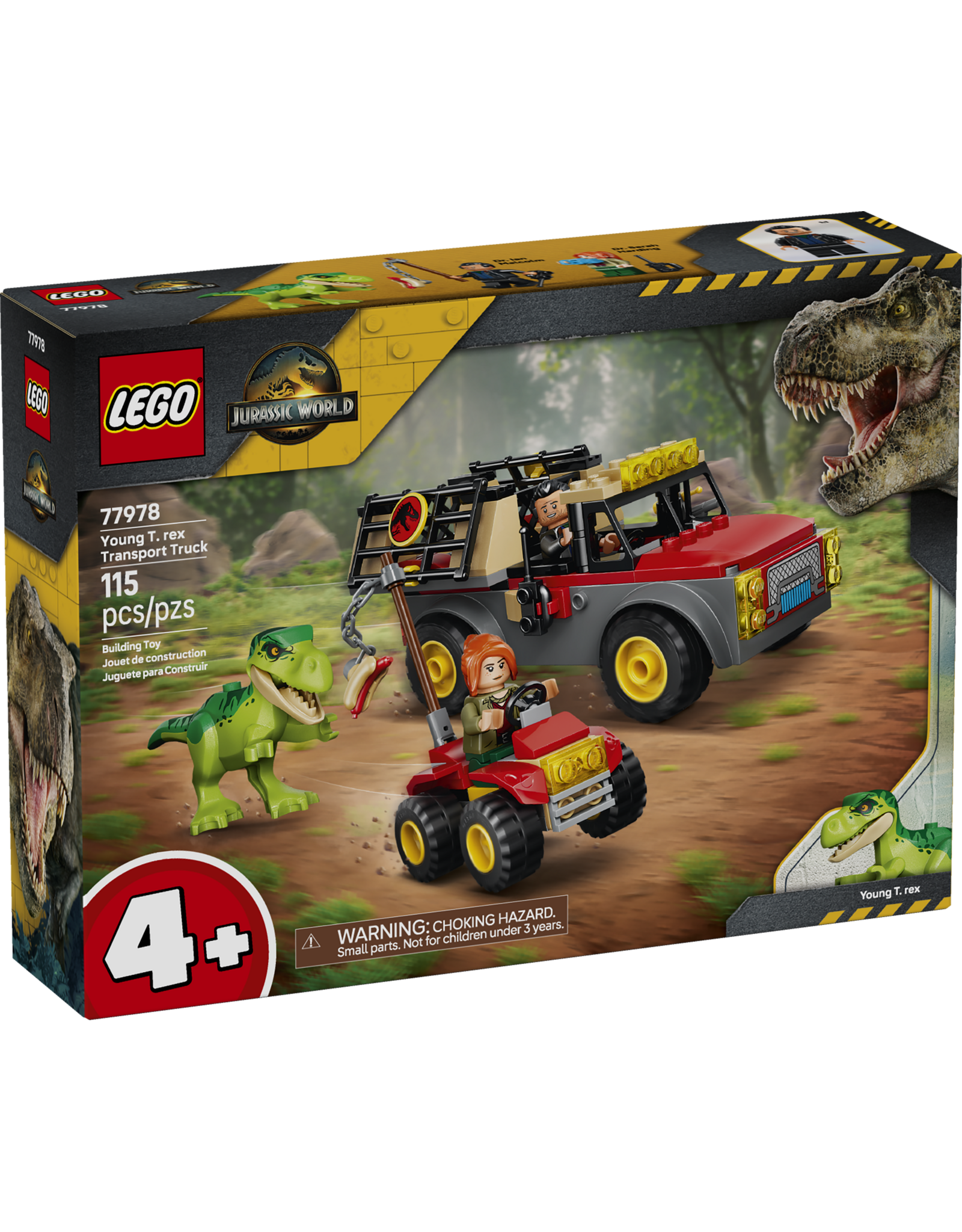 LEGO Jurassic World 77978 Young T. rex Transport Truck