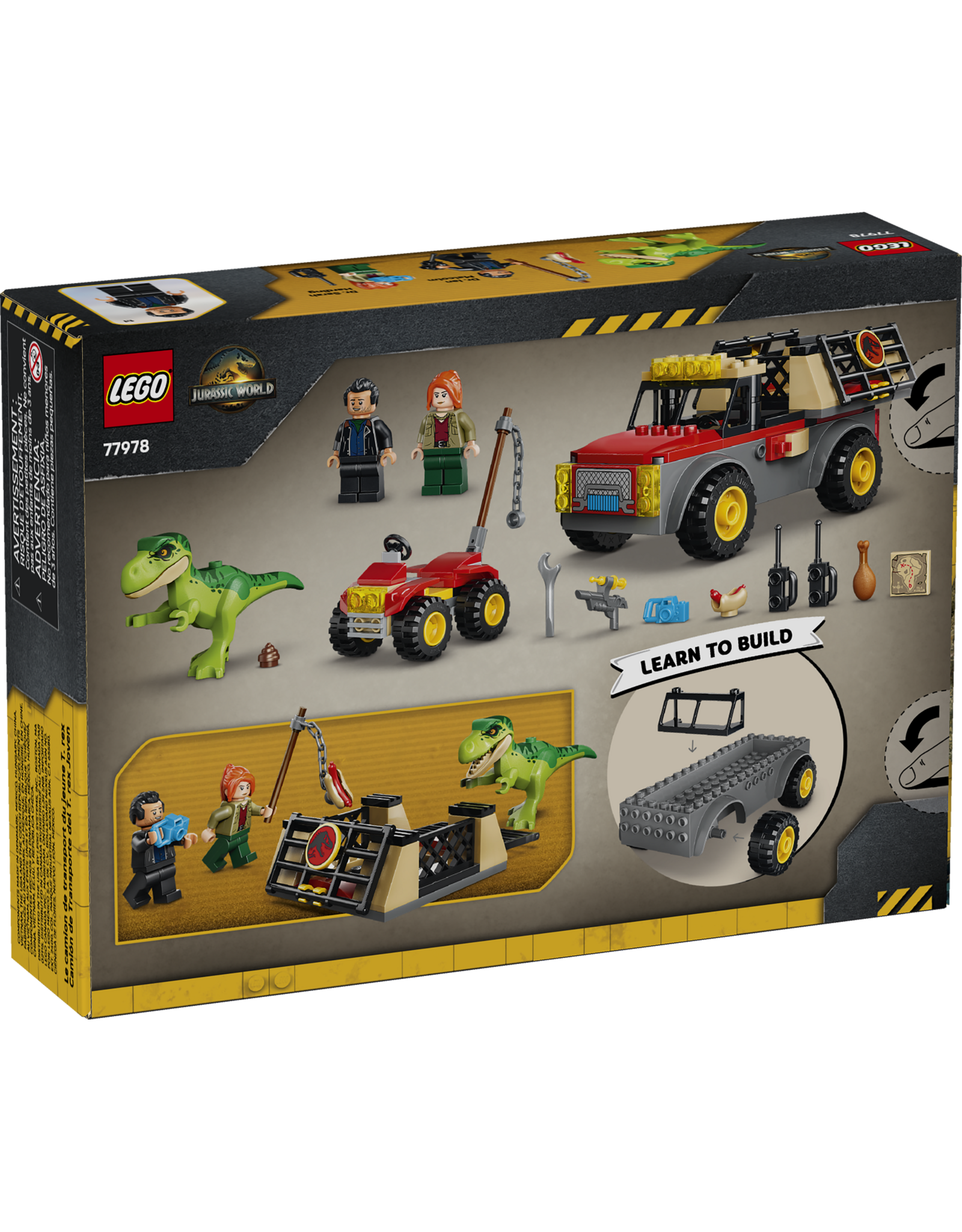 LEGO Jurassic World 77978 Young T. rex Transport Truck