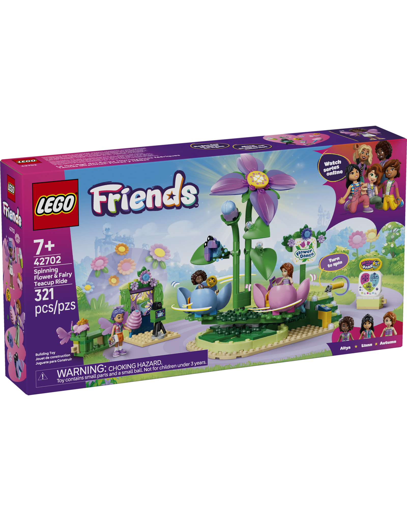 LEGO Friends 42702 Spinning Flower & Fairy Teacup Ride