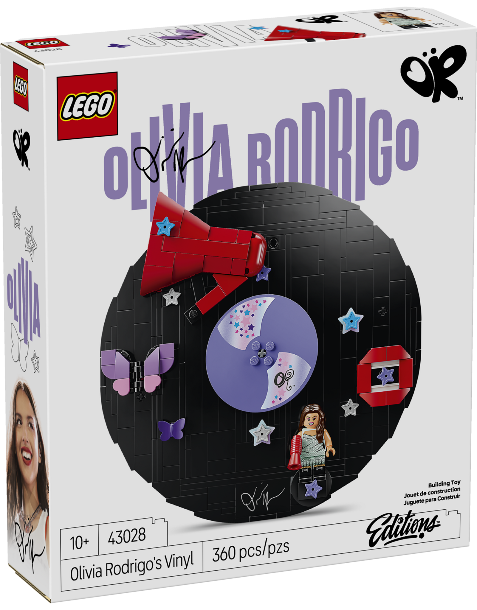 LEGO Editions  Music 43028 Olivia Rodrigo's Vinyl