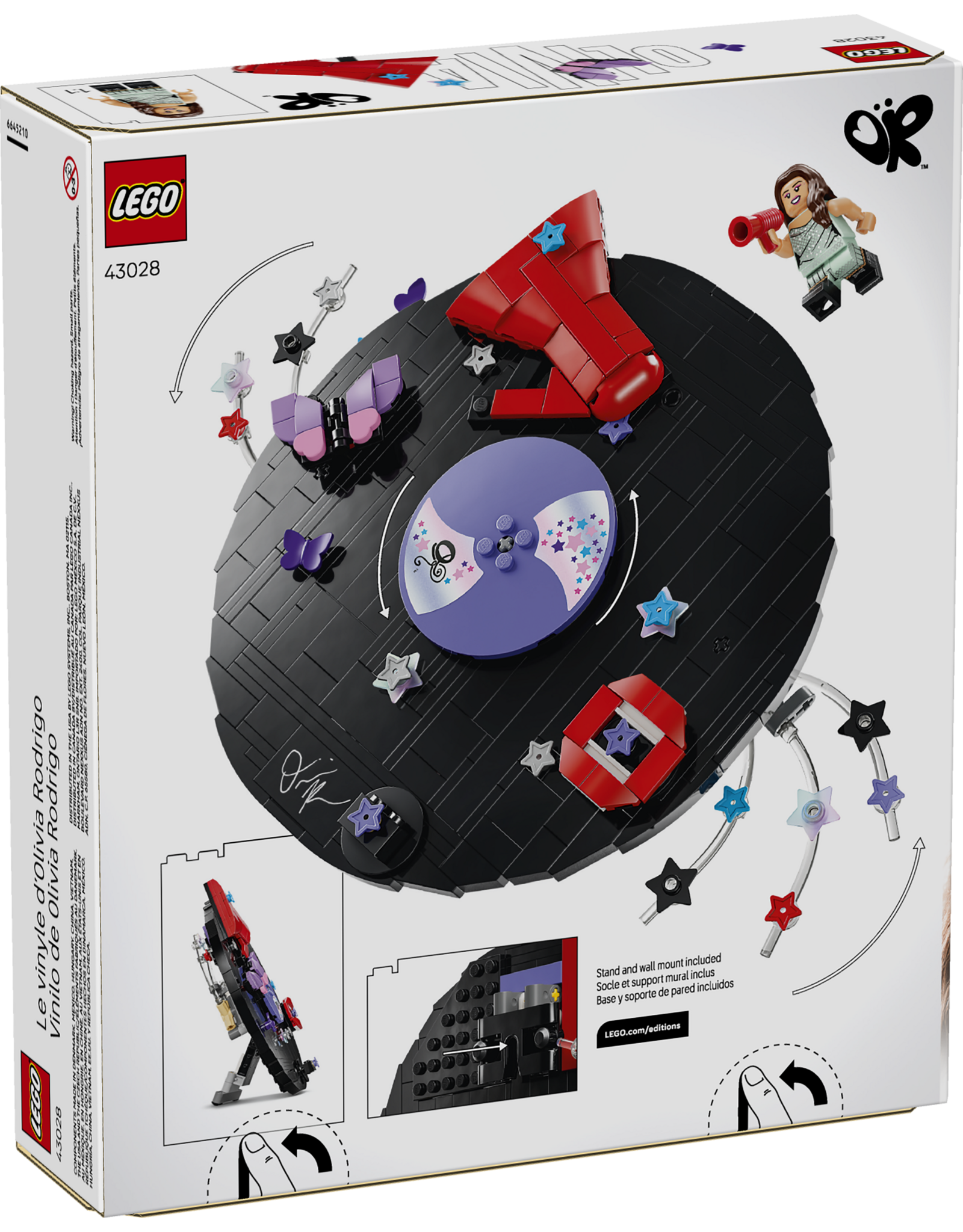 LEGO Editions  Music 43028 Olivia Rodrigo's Vinyl