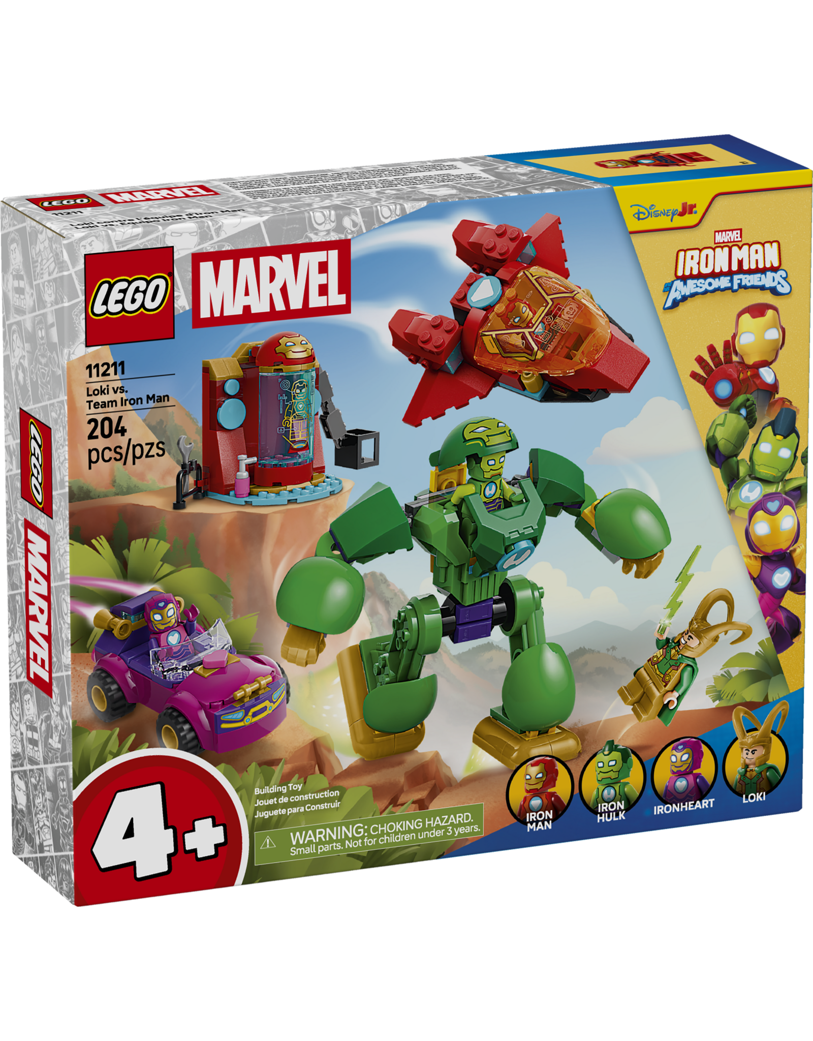LEGO Disney Junior Marvel  11211 Loki vs. Team Iron Man