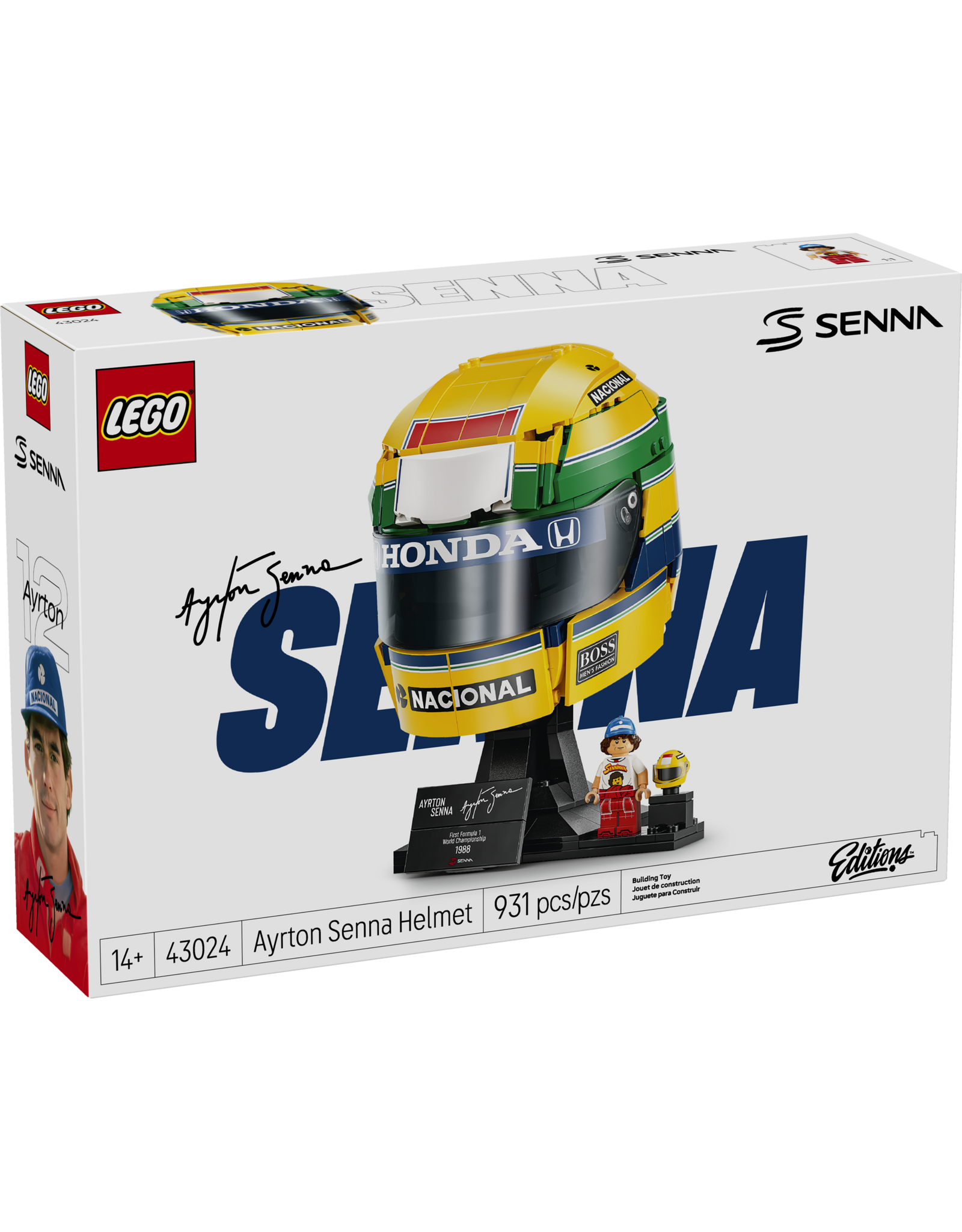LEGO Editions Formula 1 43024 Ayrton Senna Helmet