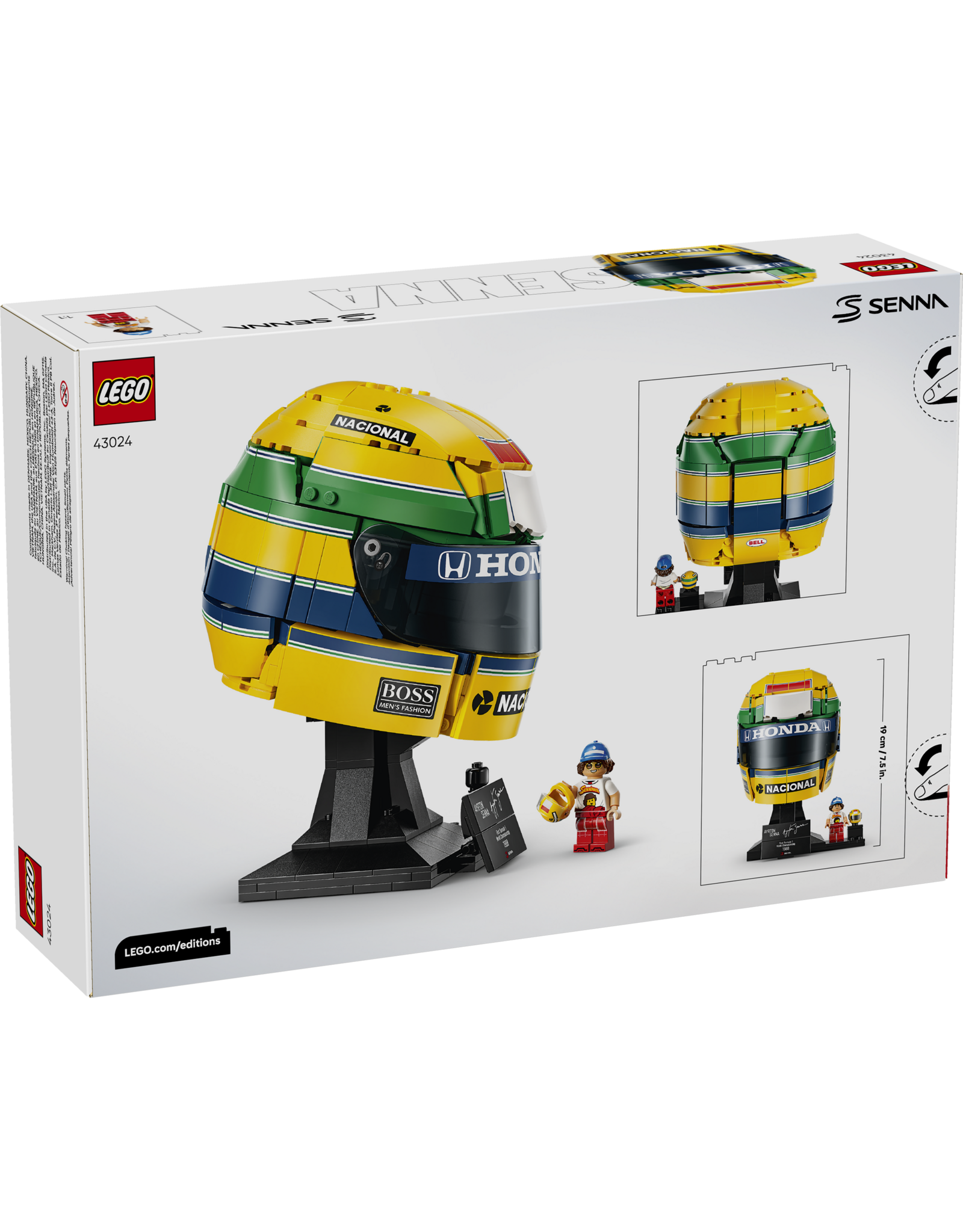 LEGO Editions Formula 1 43024 Ayrton Senna Helmet