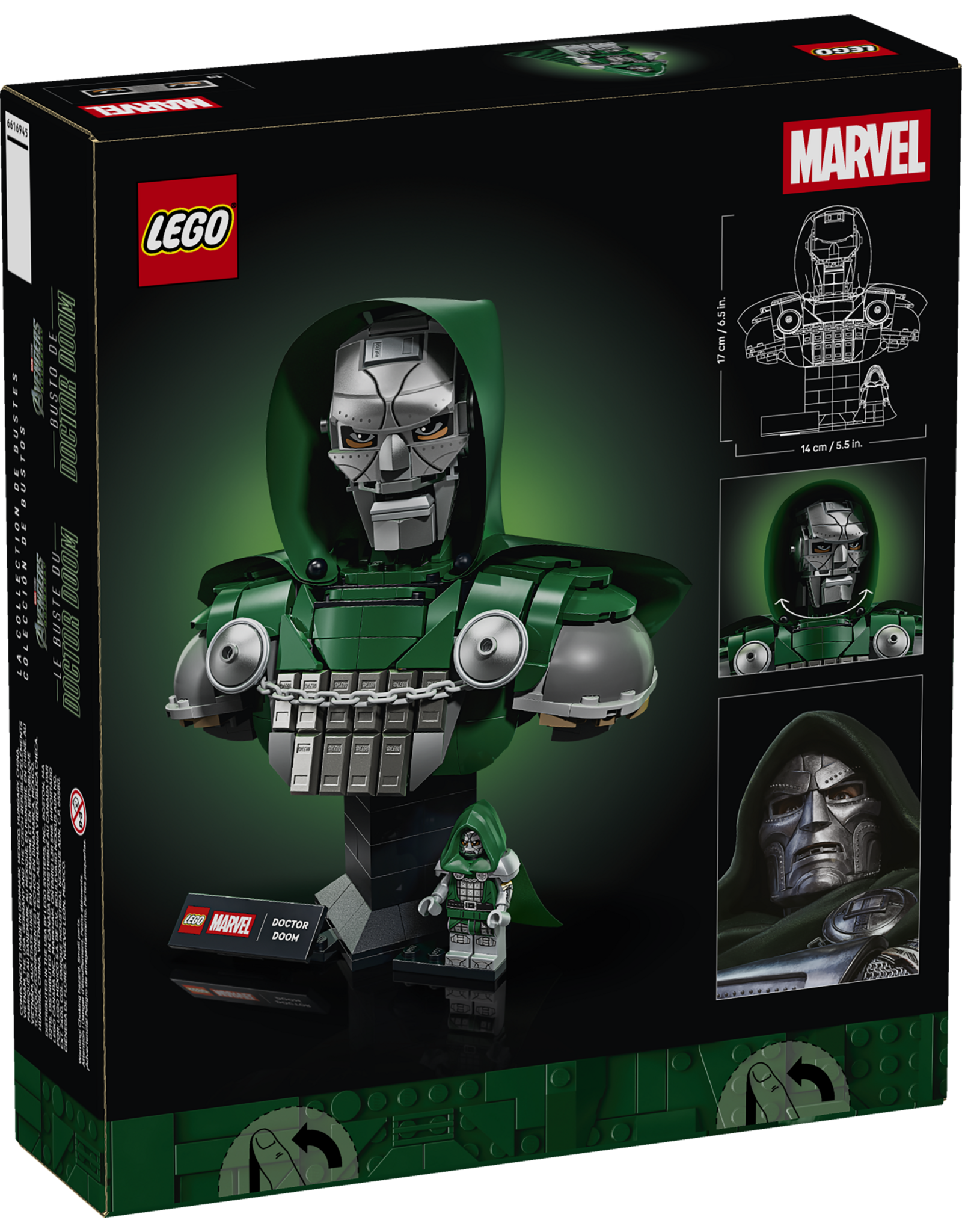 LEGO Super Heroes Marvel Super Heroes Marvel 76345 Doctor Doom Bust