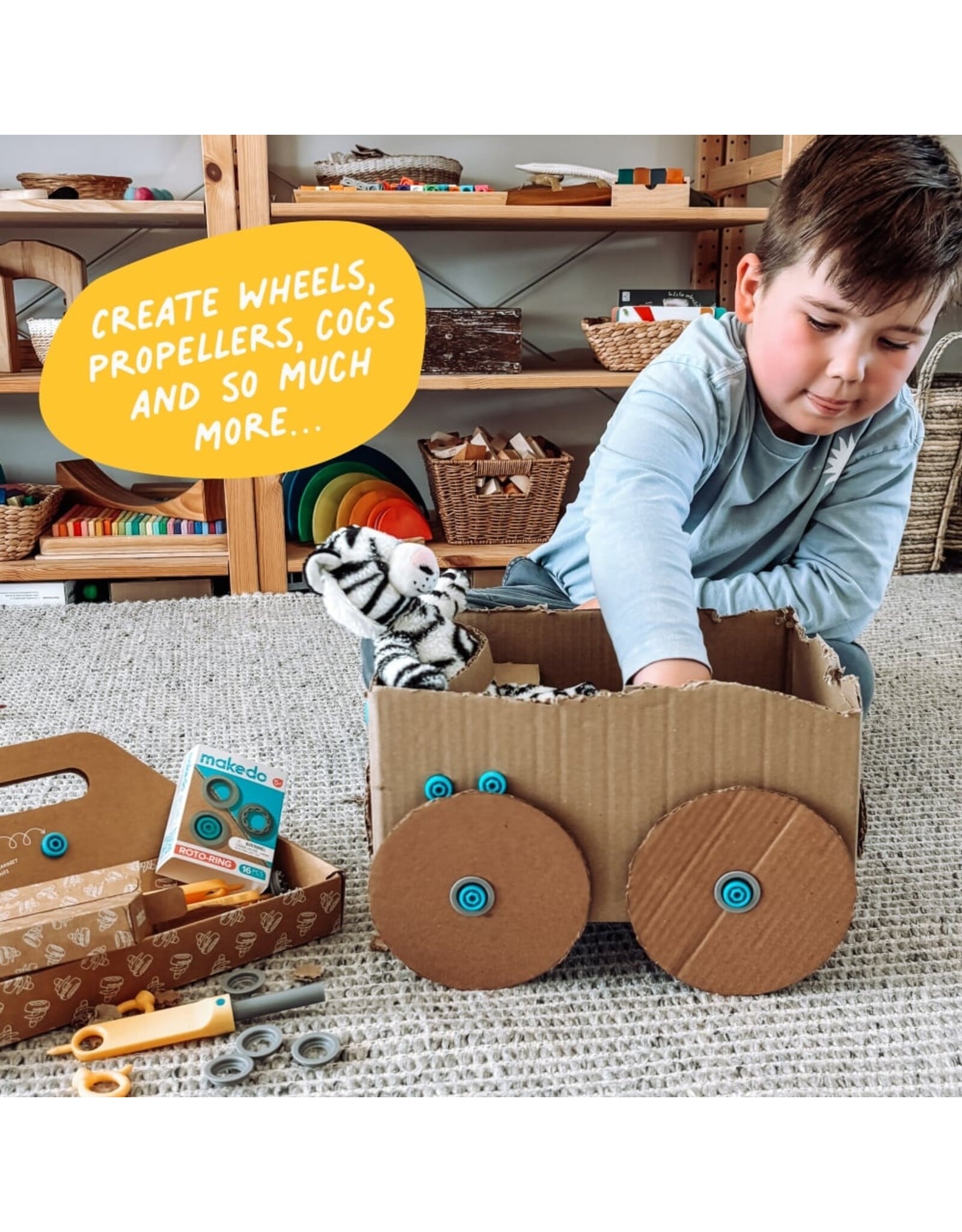 Makedo - Roto-Ring - 16 pieces