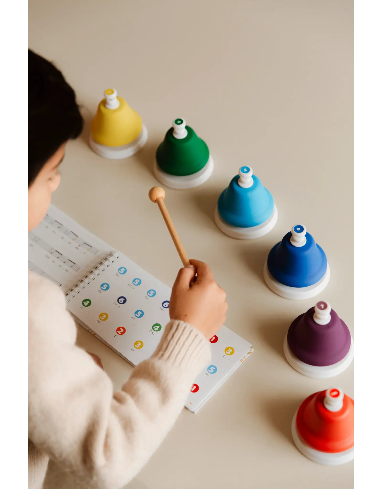 Juega Conmigo Bells with Mallet 8 Tones, Ding DangBú