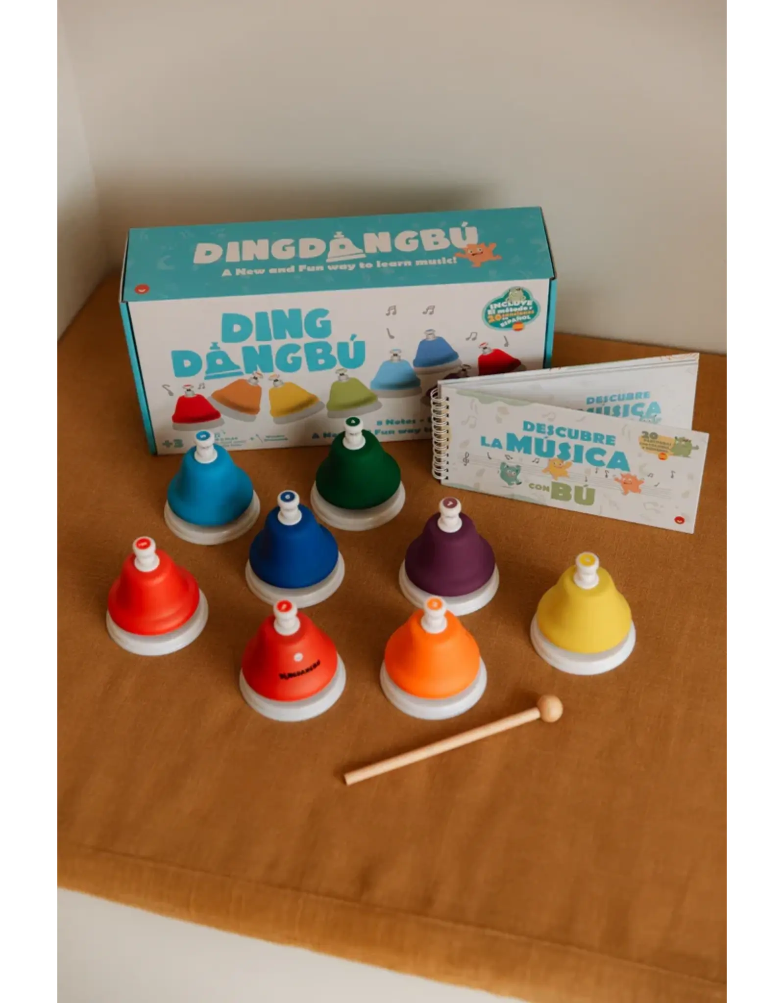 Juega Conmigo Bells with Mallet 8 Tones, Ding DangBú