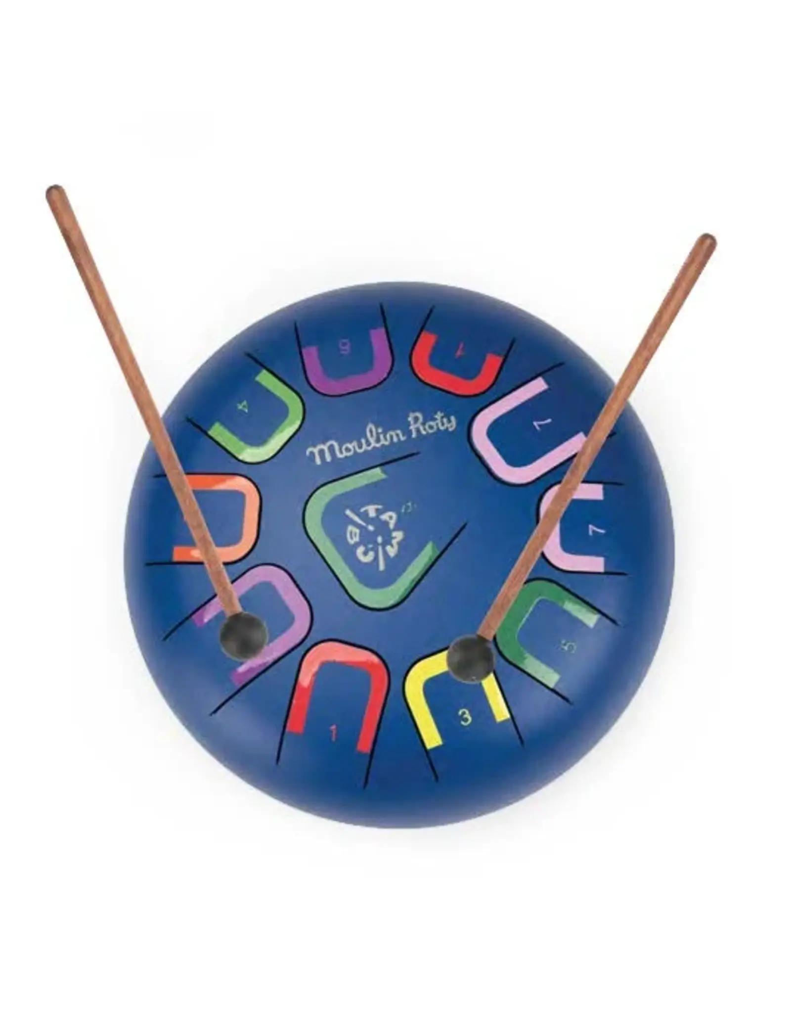 Moulin Roty Puce & Pilou - LARGE Tongue Drum (10")